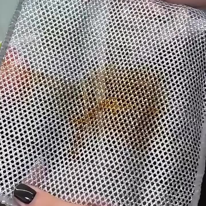 ตาข่ายลวดเหล็กล้างจาน