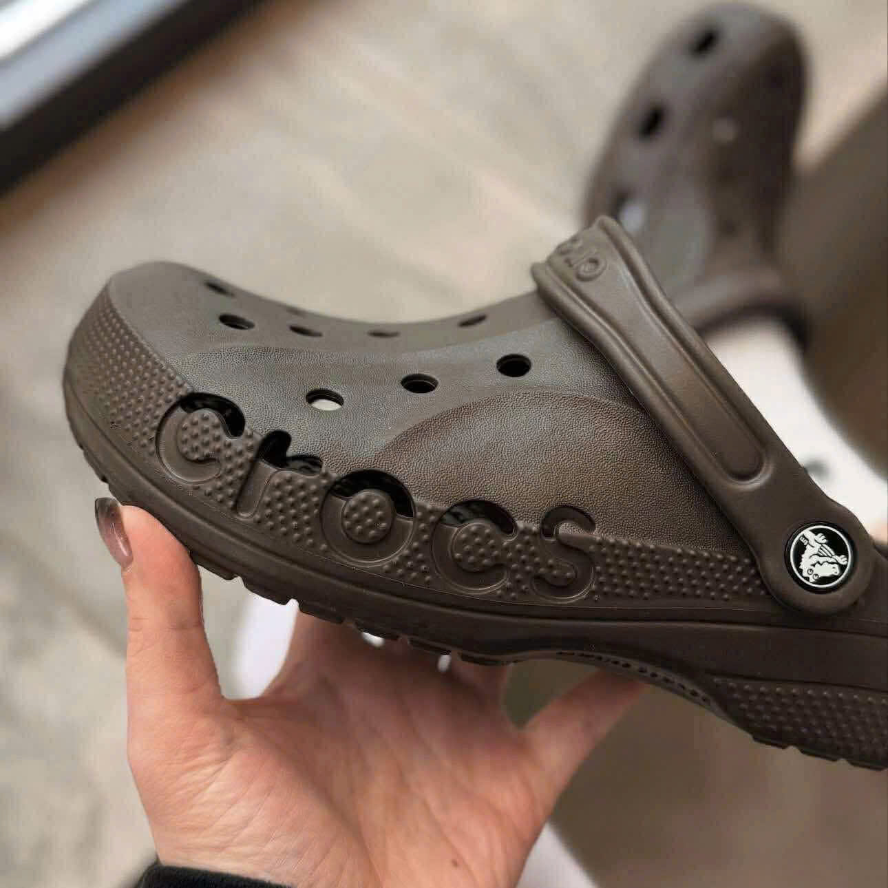 Dép crocs trơn ( NÂU )_thumbnail_2