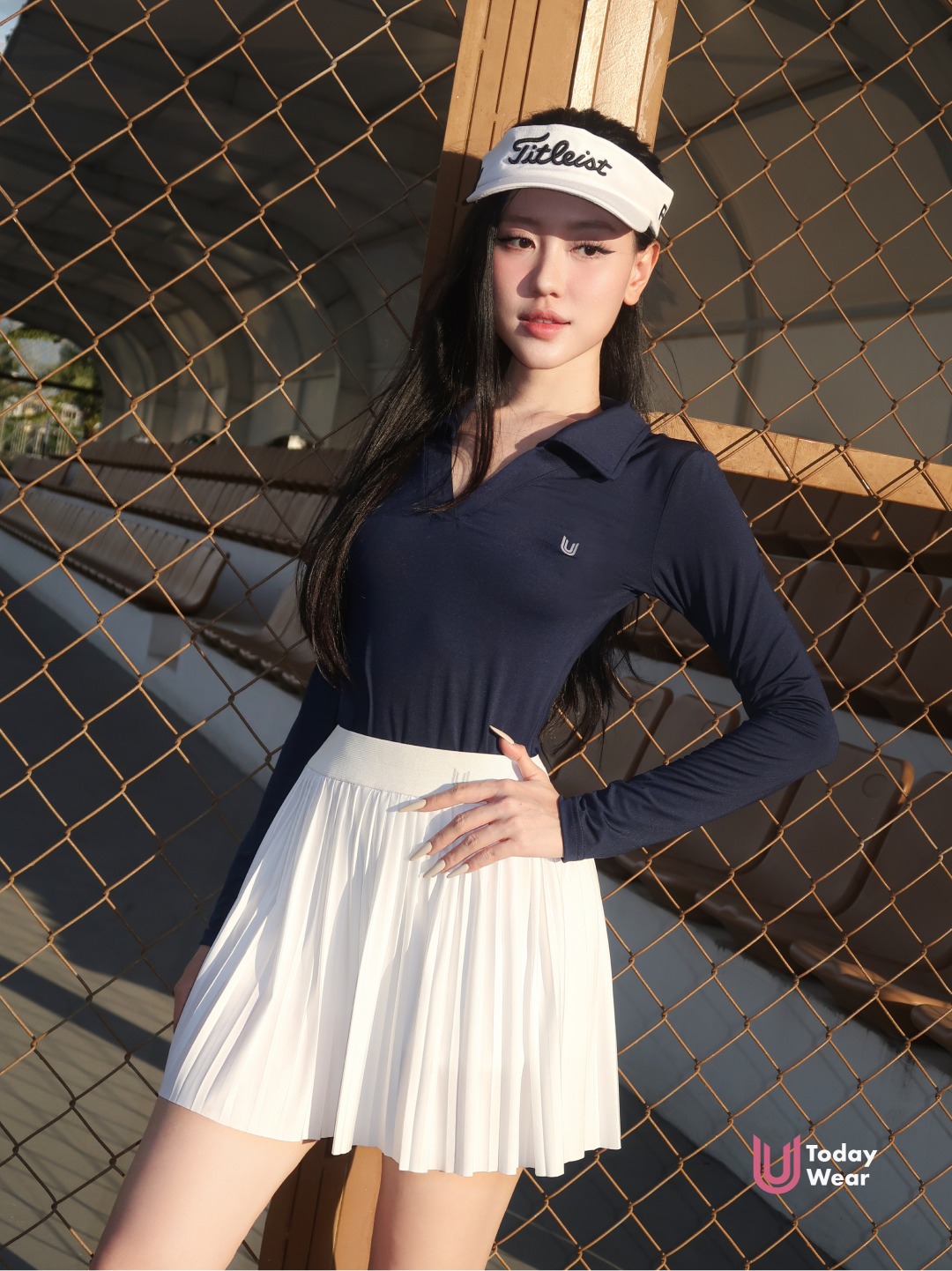 Chân váy ngắn xếp ly thể thao Meli Skirt_thumbnail_4