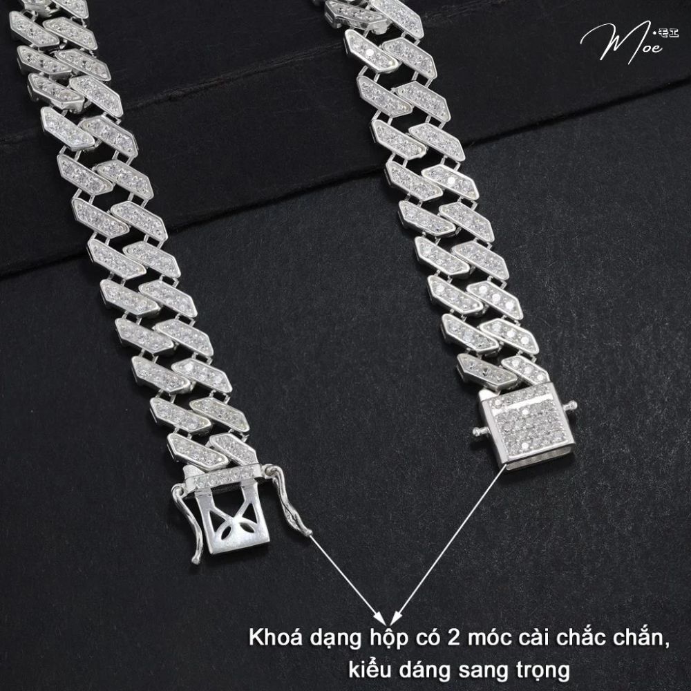 MT9 - Lắc tay nam Cuban dáng vuông kim cương (5c)_thumbnail_5