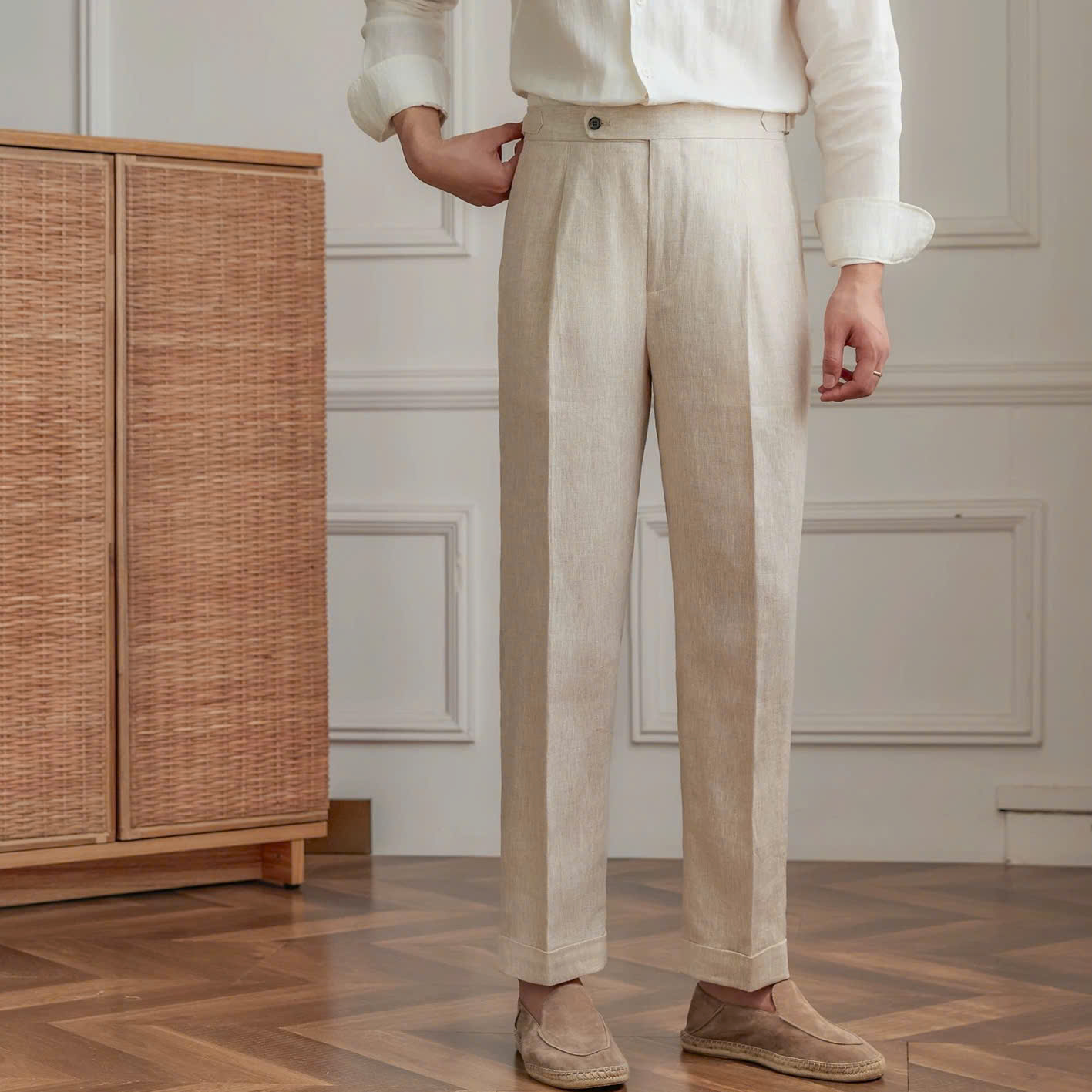 Sidetab Linen Trousers – Season 3_thumbnail_7