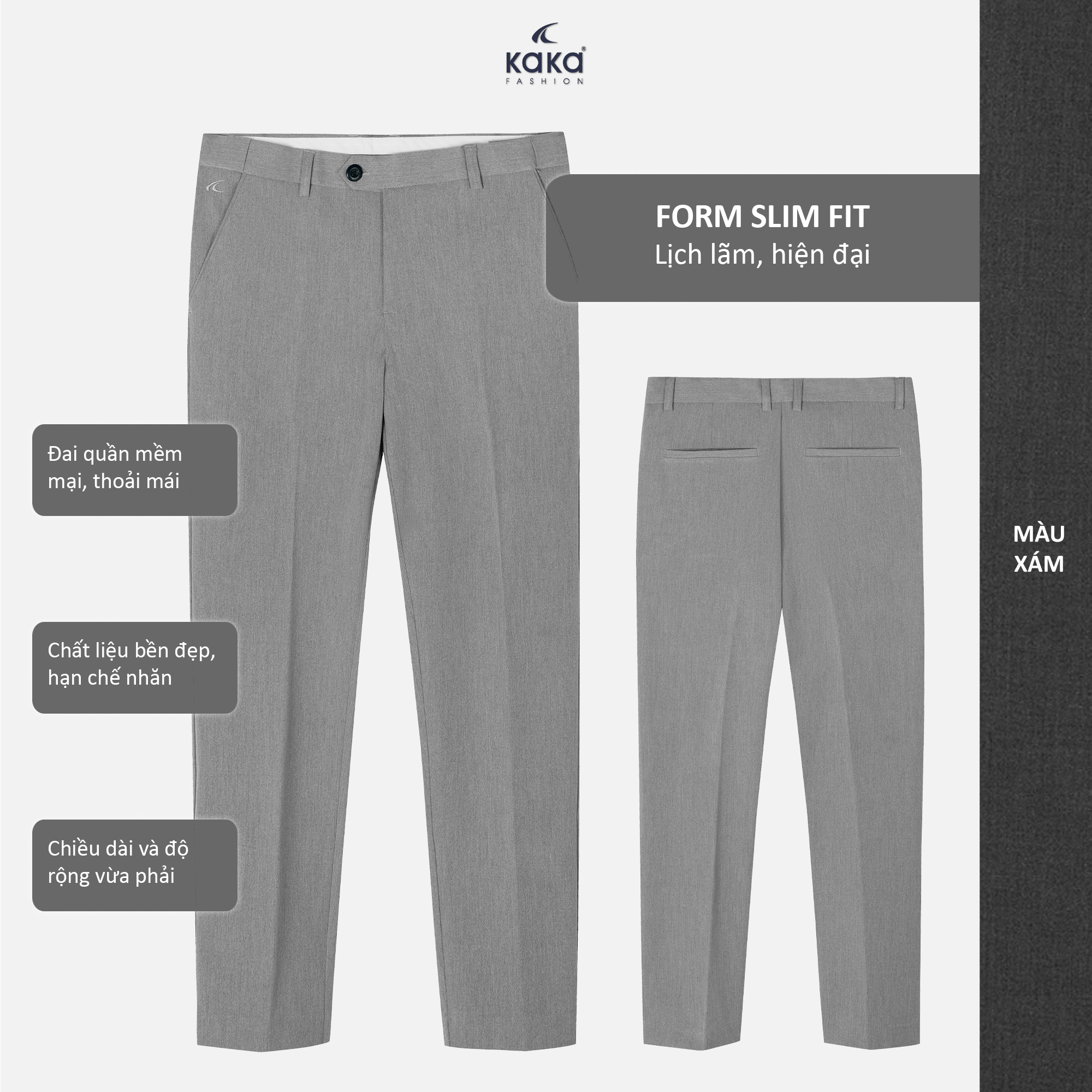Quần Tây Kaka cạp chun ẩn điều chỉnh thông minh QT02_thumbnail_2