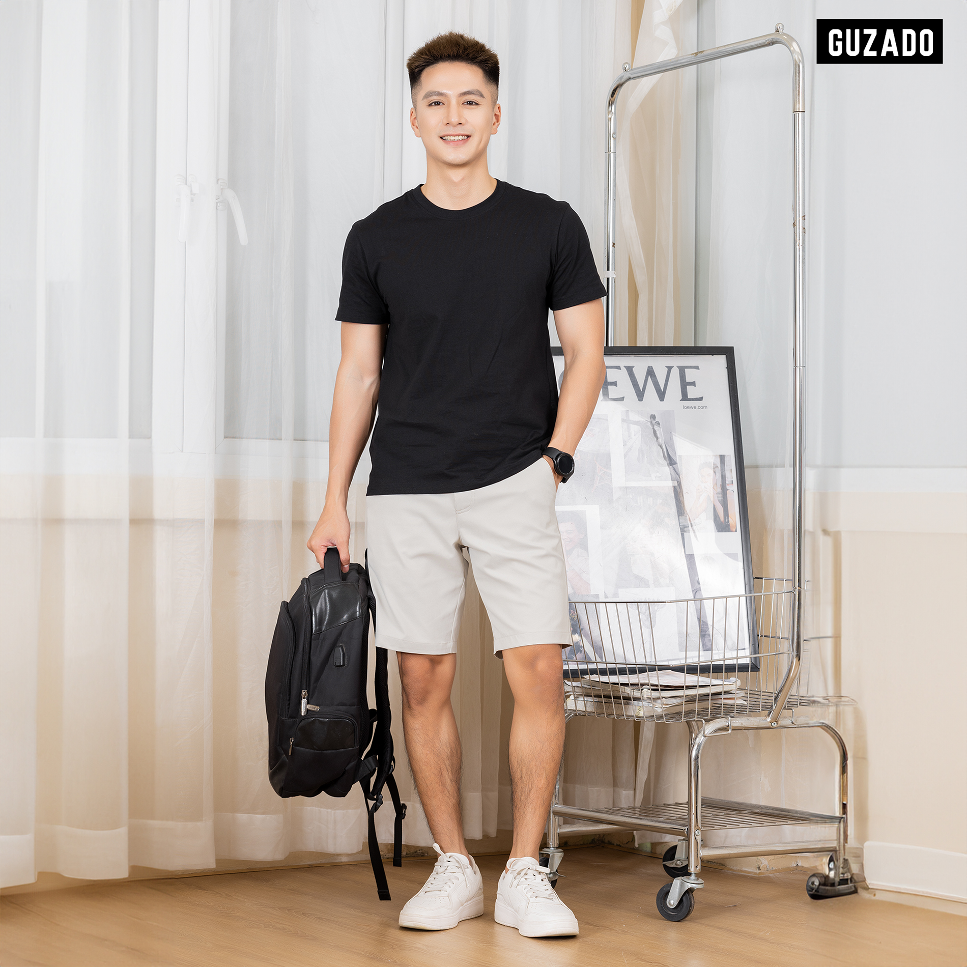 Áo Thun Trơn Thiết Kế Basic Nhiều Màu GTS05 Thương Hiệu GUZADO_thumbnail_6