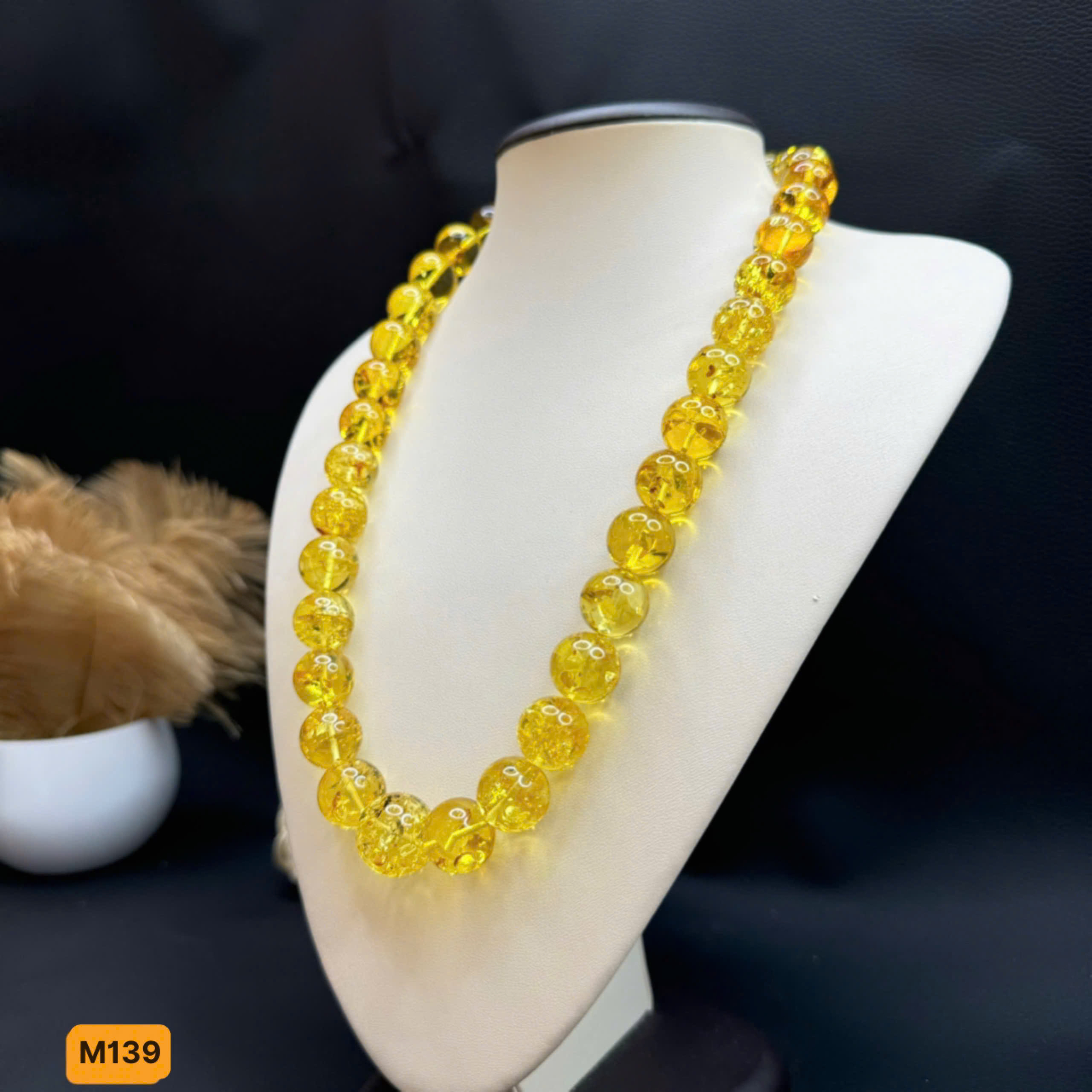 Vòng Cổ Nở Hoa Hổ Phách - M139_thumbnail_3