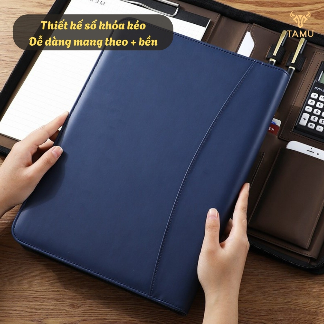 Sổ Tay Doanh Nhân TAMU Tặng Kèm Bút Kí và Giấy Chống Mỏi Mắt Đựng Laptop 14inch_thumbnail_14