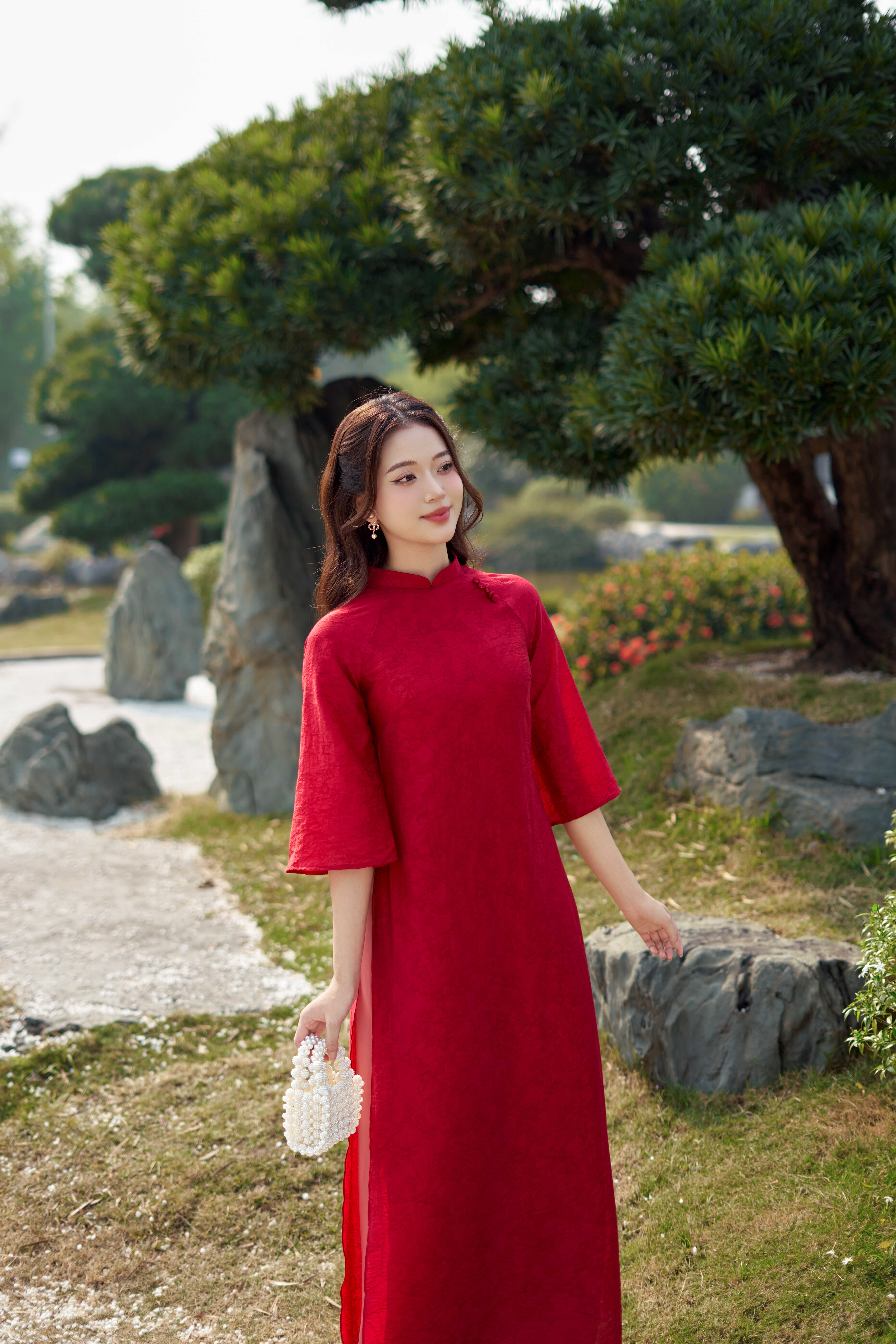 SET Áo Dài Xuân Đan Mẹ