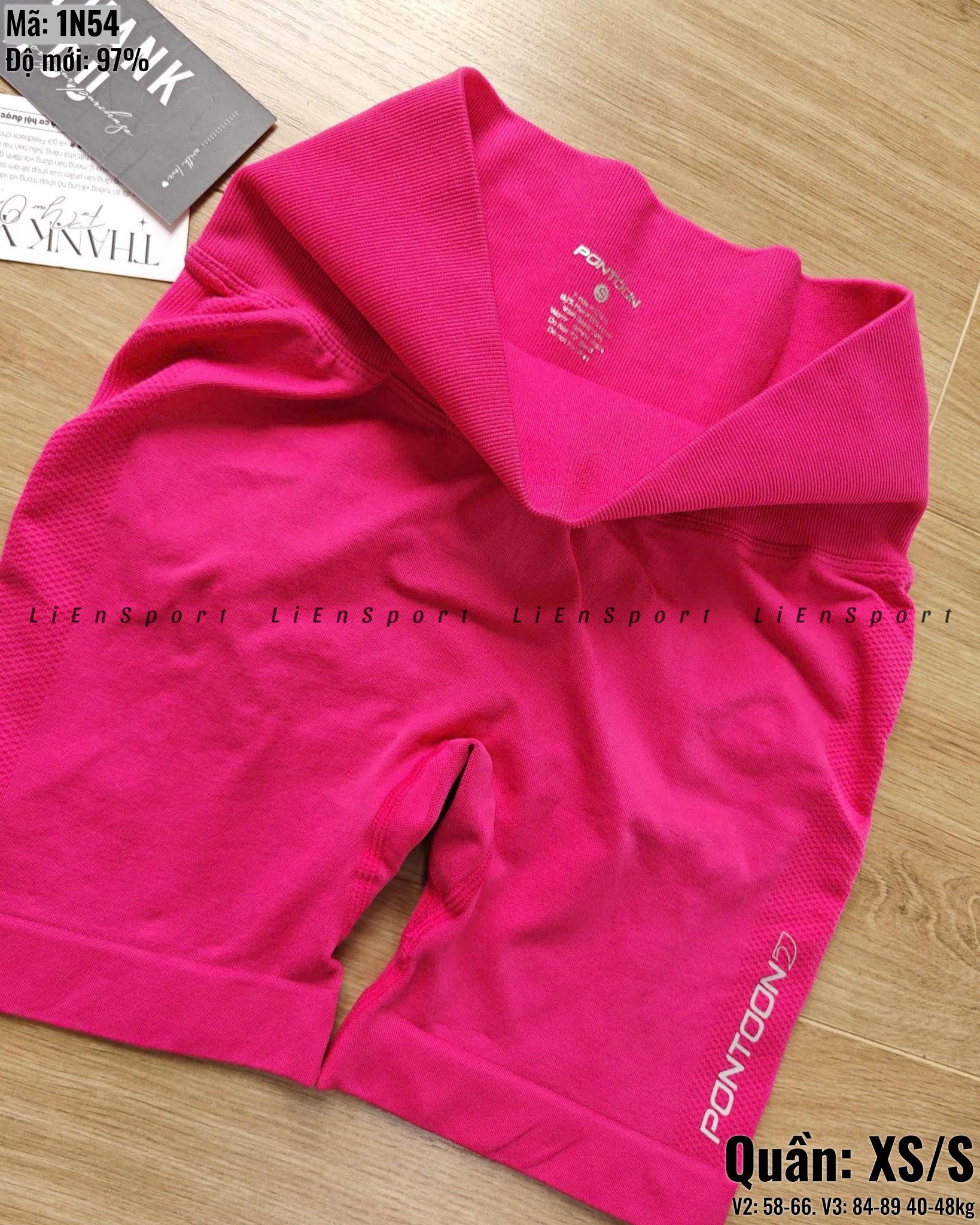 Pontoon Quần short biker thể thao Nữ Size XS S Hồng cánh sen Auth 2nd Co giãn 4 chiều Thấm hút mồ hôi Cạp cao ôm dáng Logo in dọc Ống quần Form ôm sát Phù hợp tập gym yoga chạy bộ Mã:1N54_thumbnail_4