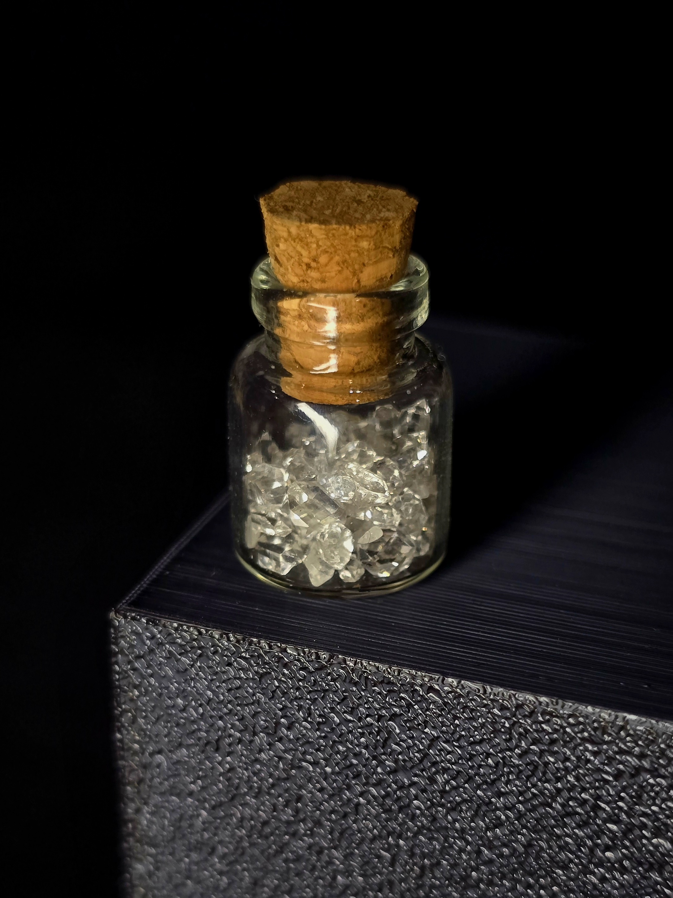 [MINI JAR-1GR] Tinh Thể Thạch Anh Kim Cương Herkimer Diamond - USA_thumbnail_0