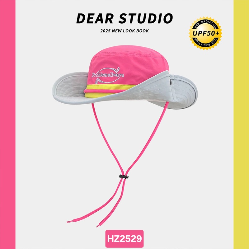 Mũ bucket vành rộng leo núi, trekking phối nhiều màu HZ2529