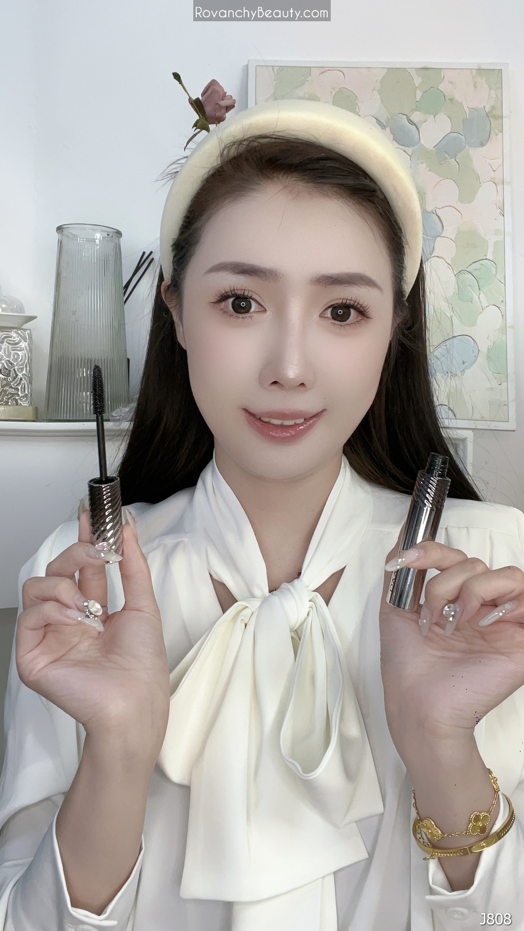 Chuốt Mi QAAJEE J808 Dài Mượt, Định Hình, Không Lem, Công Nghệ Cao_thumbnail_15