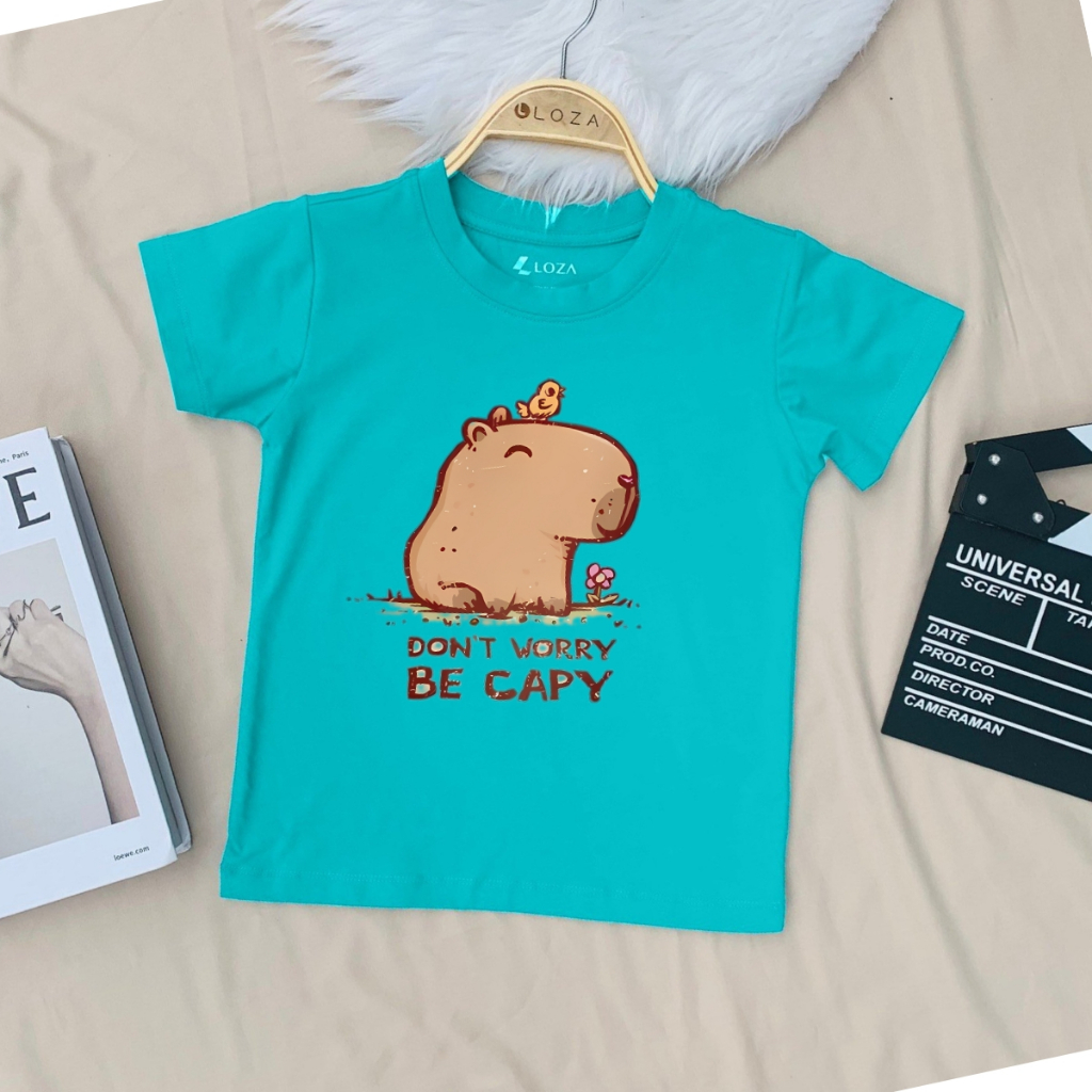 Áo thun trẻ em in hình Capybara - Loza Kids G0201_thumbnail_1