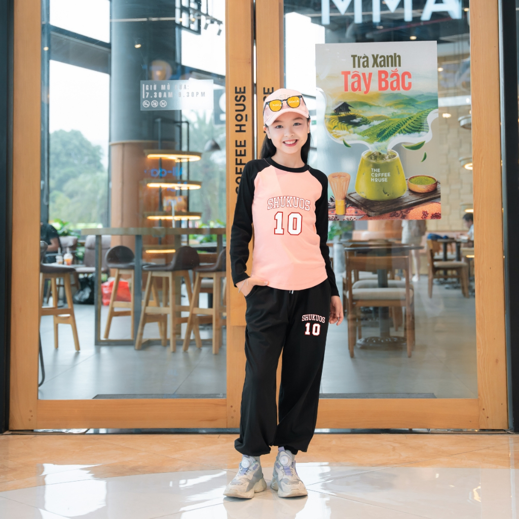 Đồ bộ dài tay bé gái chất liệu thun Borip in hình 'Shukuos 10' - Loza Kids BZ149_thumbnail_2