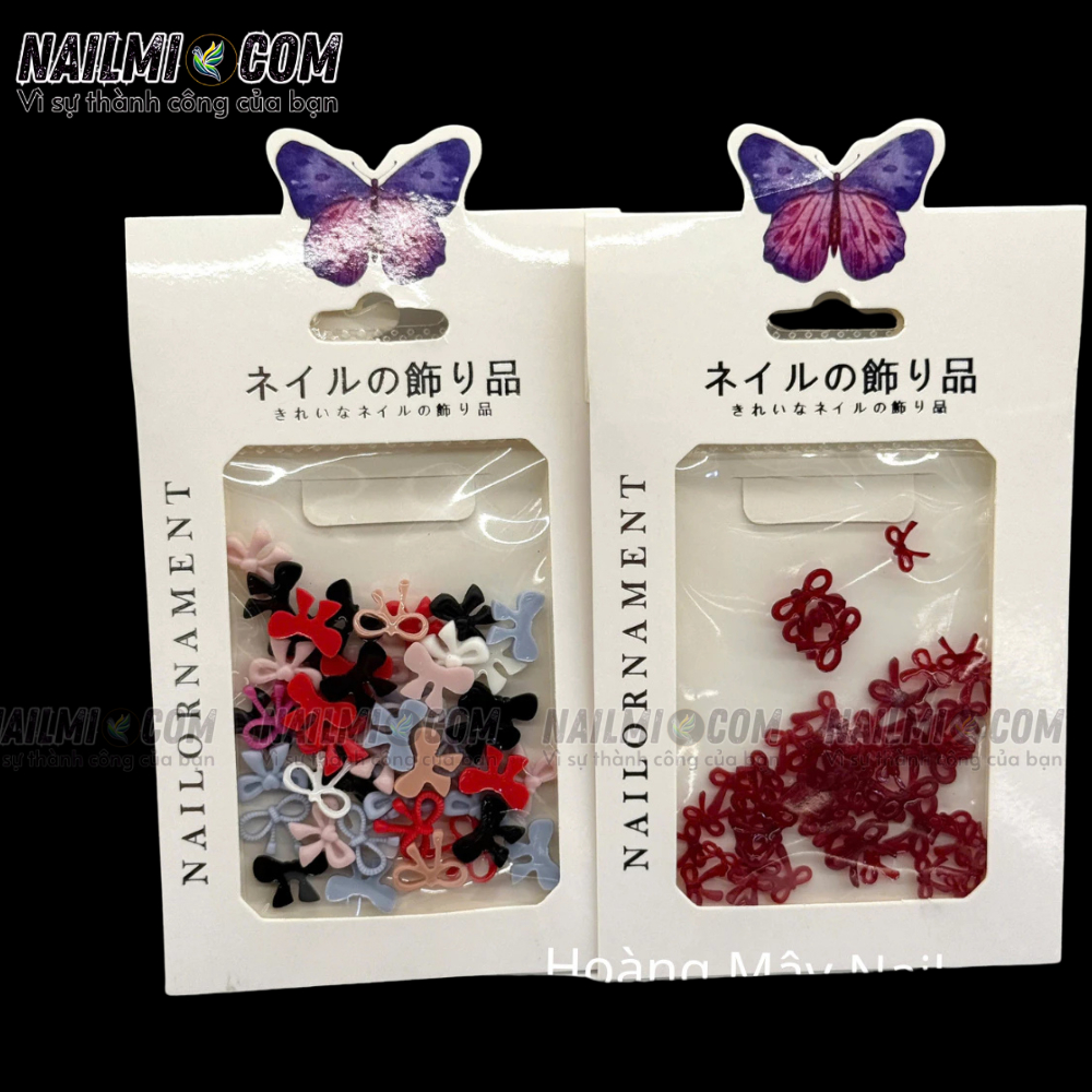 Set charm nhựa - Nơ - mix màu_thumbnail_1