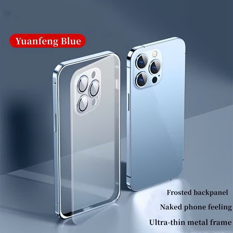 ỐP LƯNG IPHONE VỚI KHUNG VIỀN BẰNG KIM LOẠI MẶT LƯNG NHÁM MỜ CÓ THẾ THÁO RỜI NHỜ KHÓA ĐÀN HỒI_thumbnail_13
