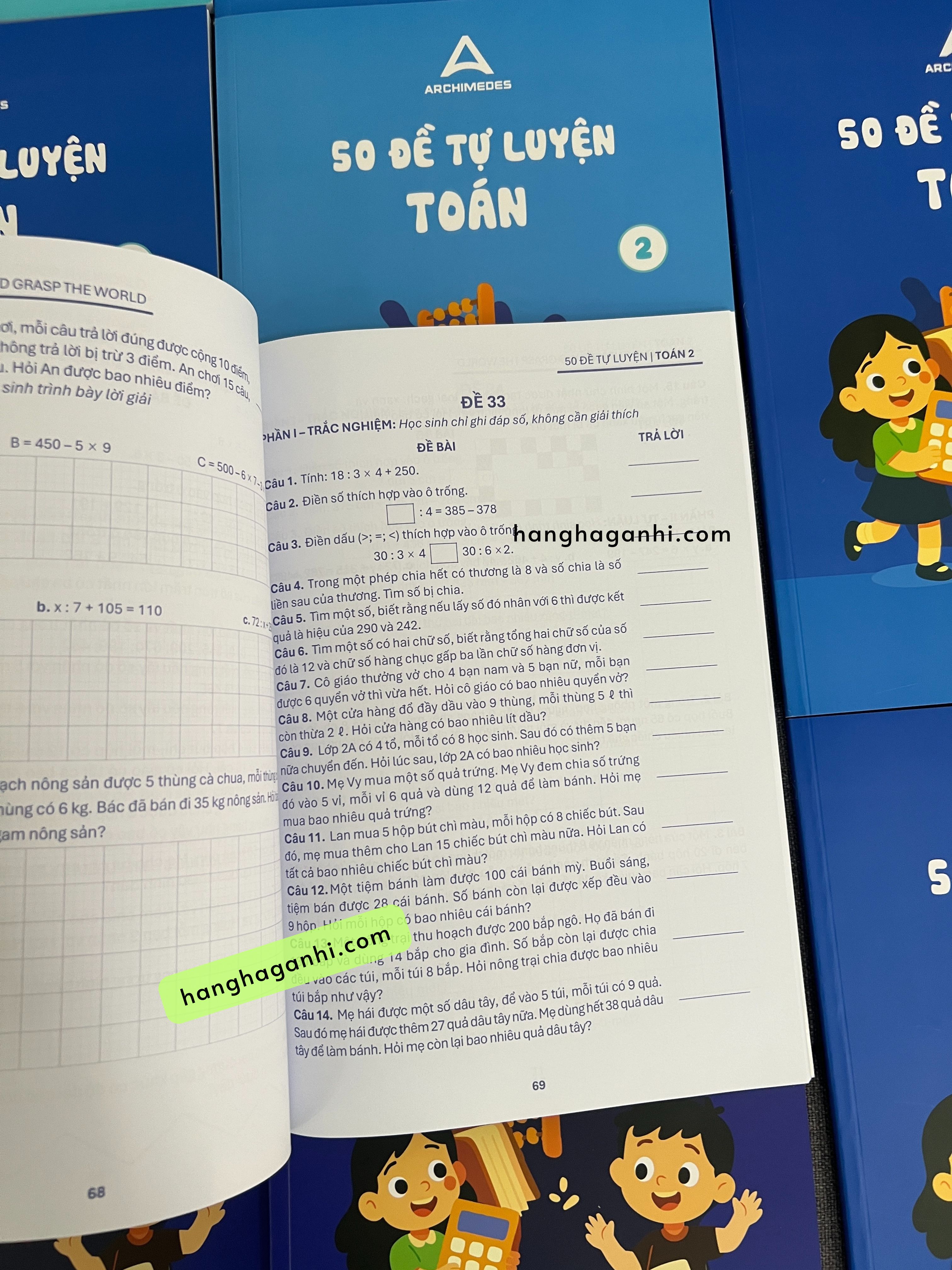 Sách Archimedes 50 đề tự luyện Toán lớp 2_thumbnail_1