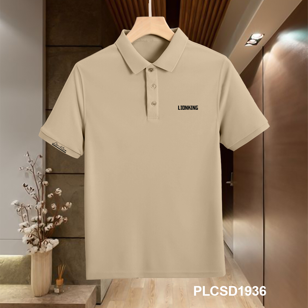 Áo polo nam form vừa 1936 Lion King vải cá sấu đứng form thoáng mát in basic_thumbnail_3