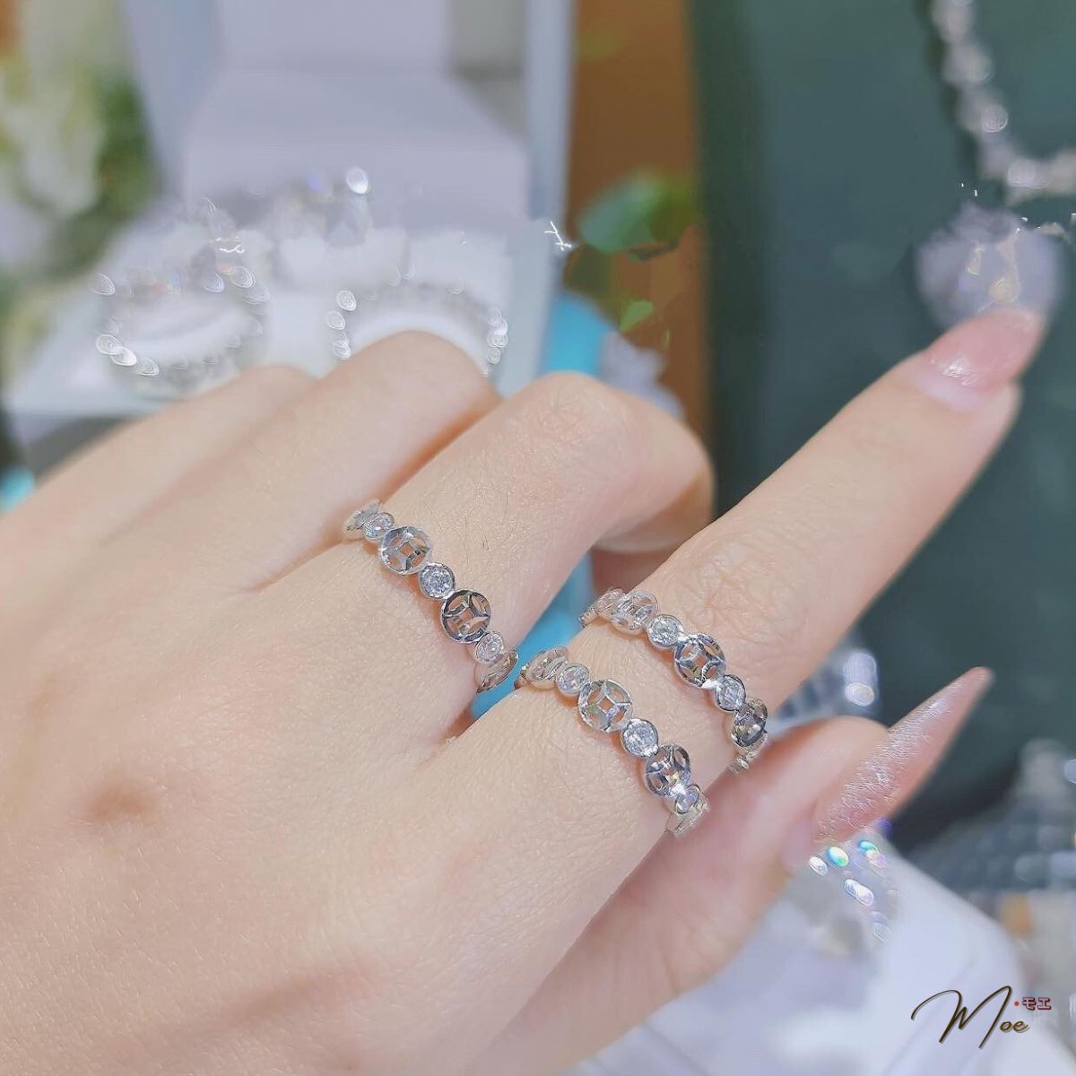 N150 - Nhẫn kim tiền pha lê may mắn_thumbnail_5