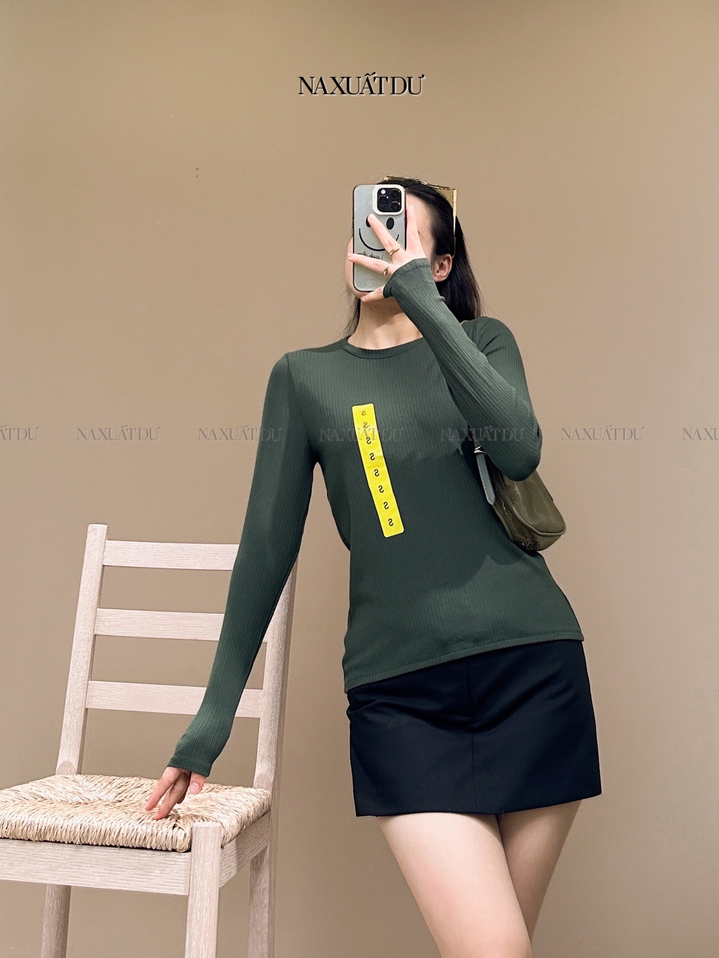 Áo thun gân " Spendid " -  A159 (SALE)