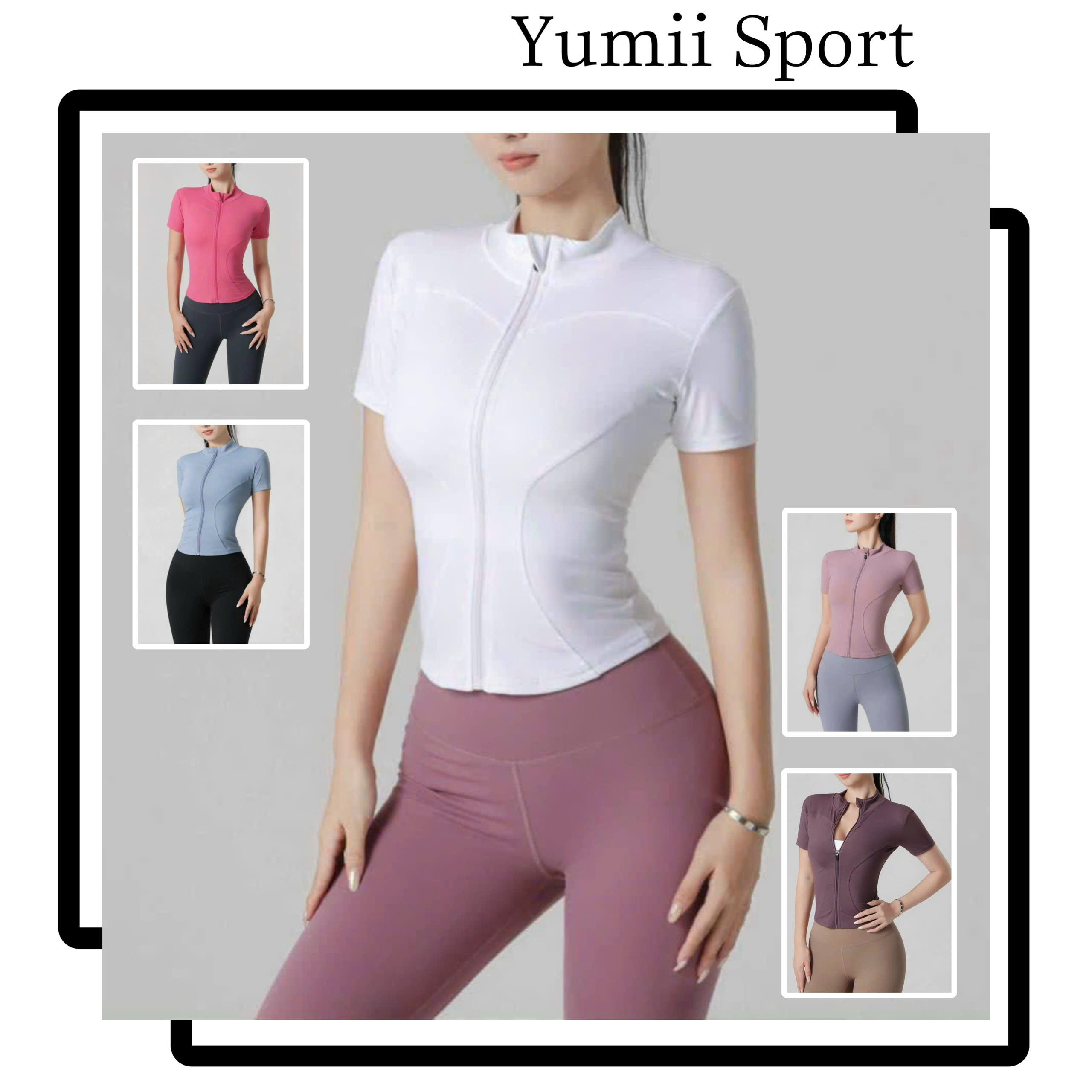 Áo Thun Thể Thao Tay Ngắn Asea Khoá Trước_thumbnail_4