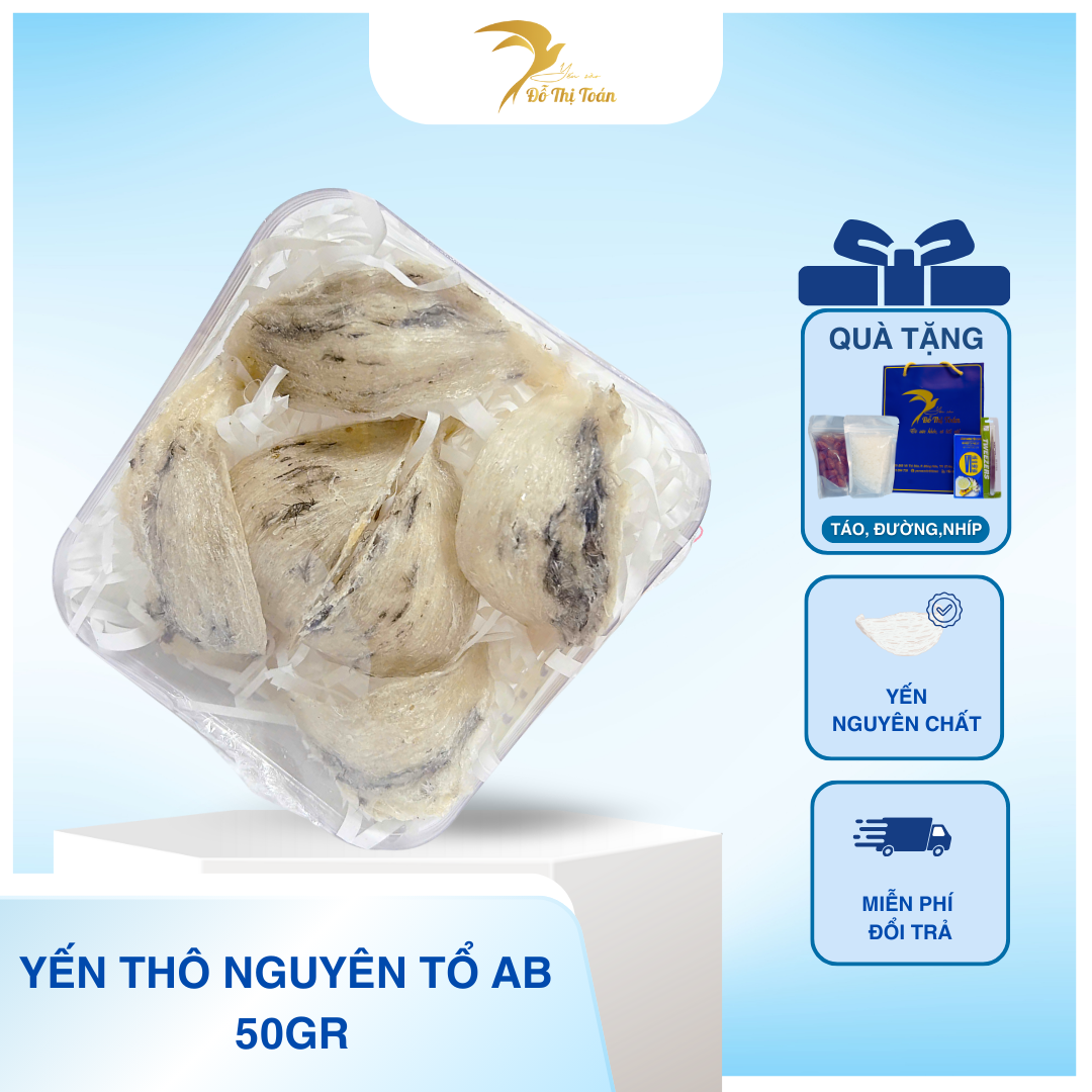 [T26] YẾN THÔ AB ÍT LÔNG- HỘP 50GR