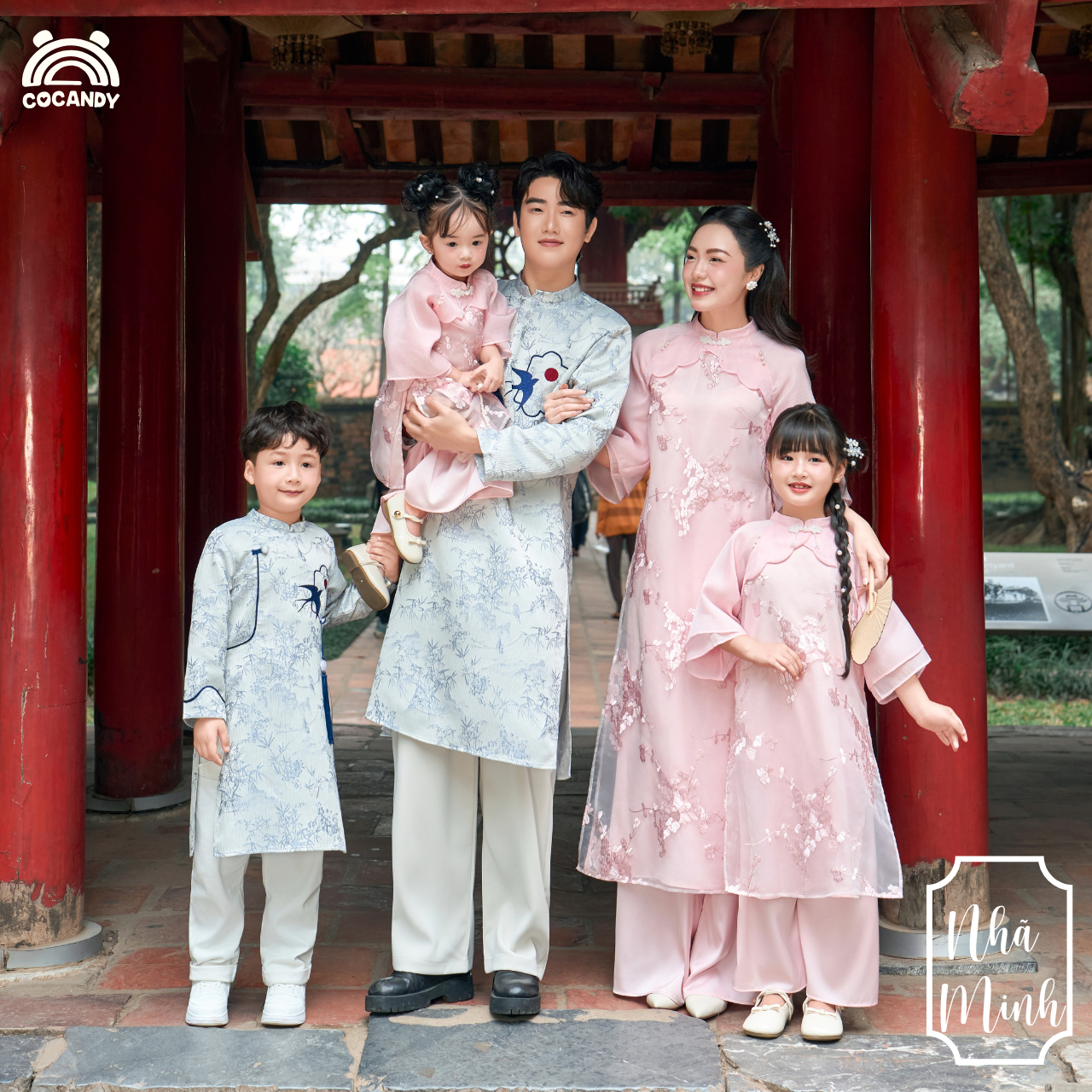 Bộ áo dài HỒNG 