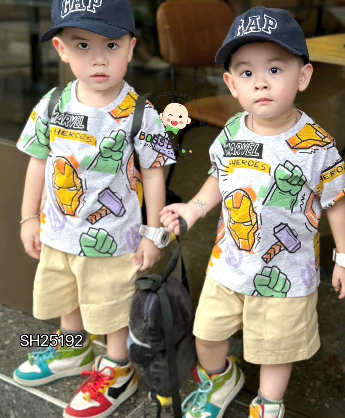 Set bộ kaki Be ghi siêu nhân túi hộp_thumbnail_3