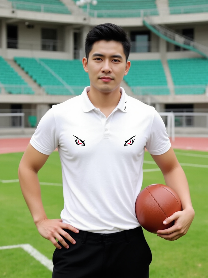 Áo polo nam form vừa 1916 Miucho Iconic vải cá sấu đứng form thoáng mát in artwork_thumbnail_5