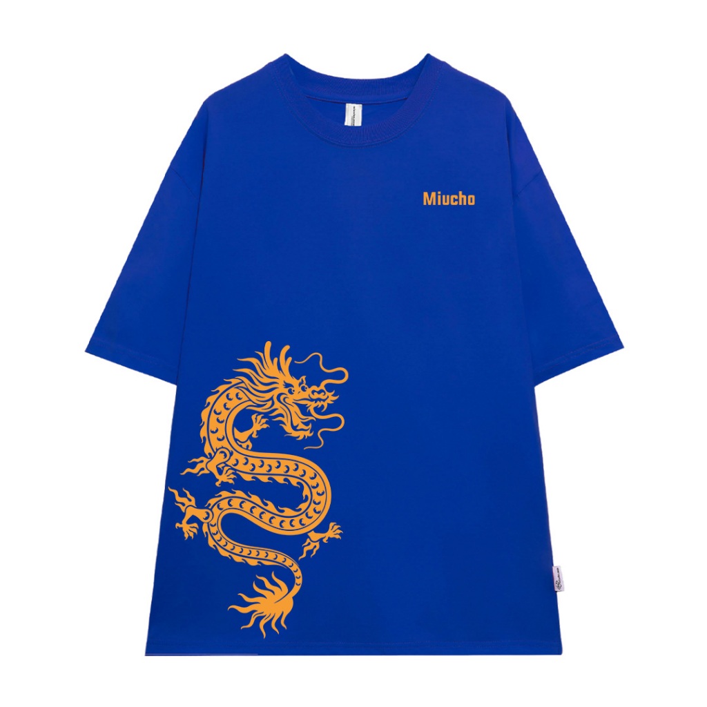 Áo phông Tết 2024 in hình rồng màu đỏ local brand form rộng ATD896 Miucho Man tay ngắn vải cotton cổ tròn in mix_thumbnail_15