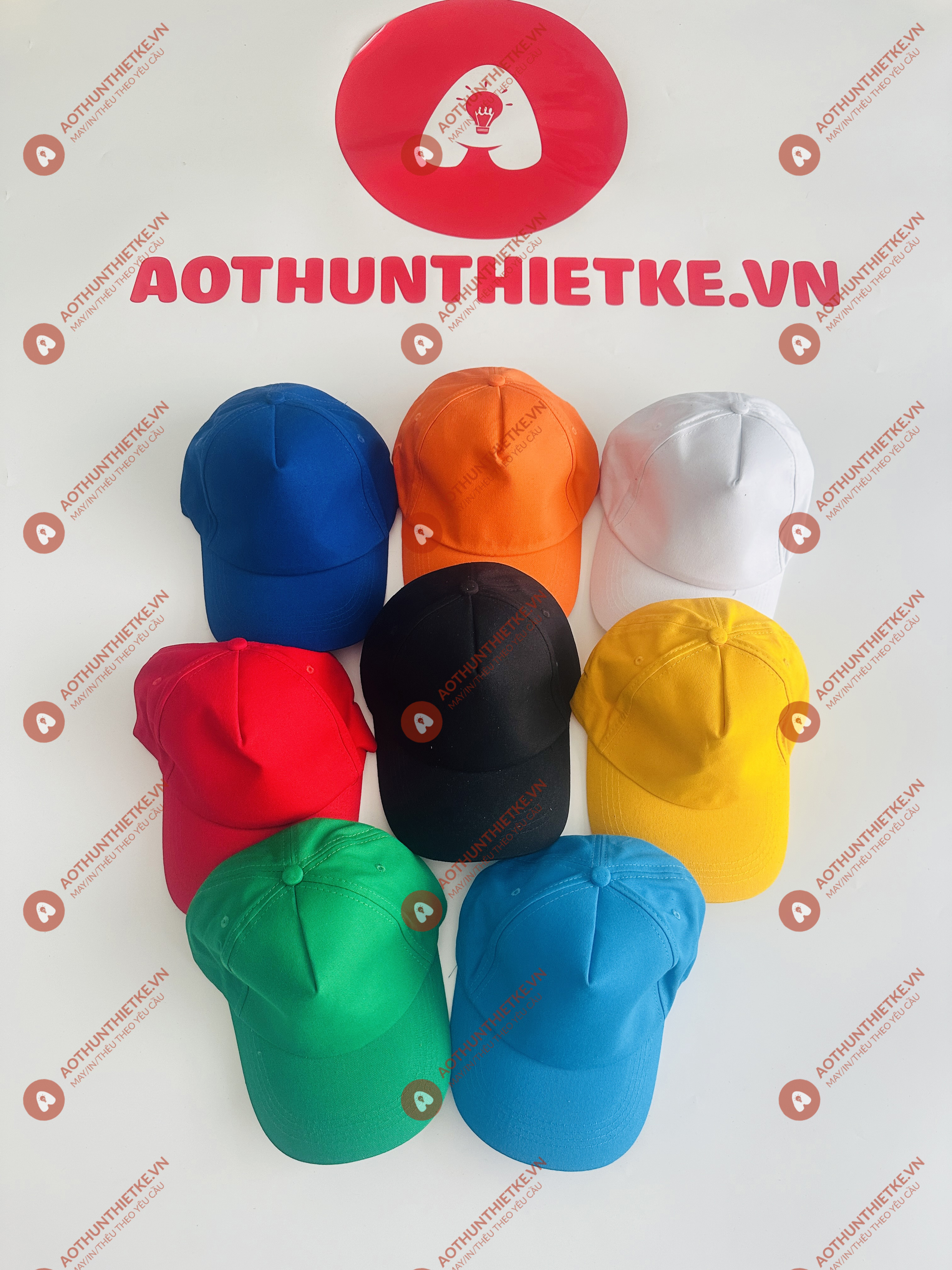 Bảng Màu Nón Kết Kaki Cotton