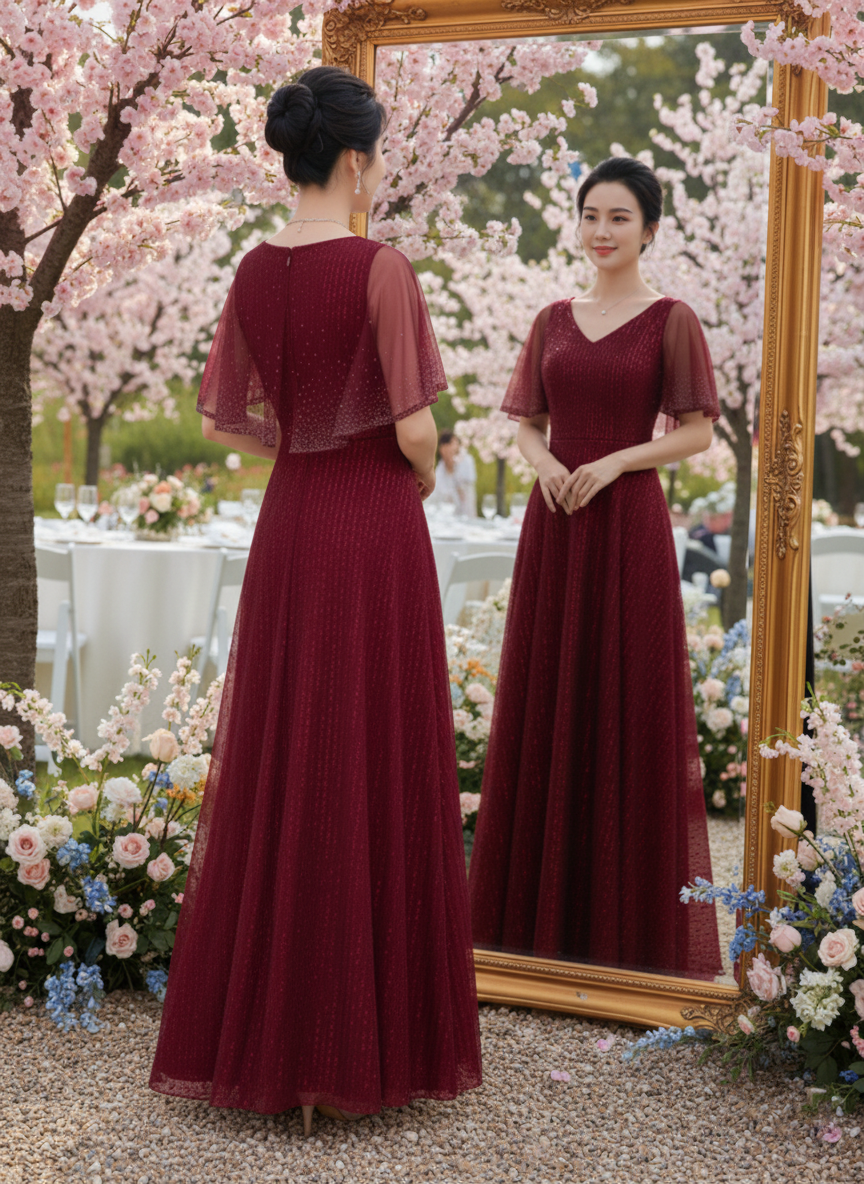 Đầm dự tiệc dạ hội sequin kim sa phối lưới đá_thumbnail_7