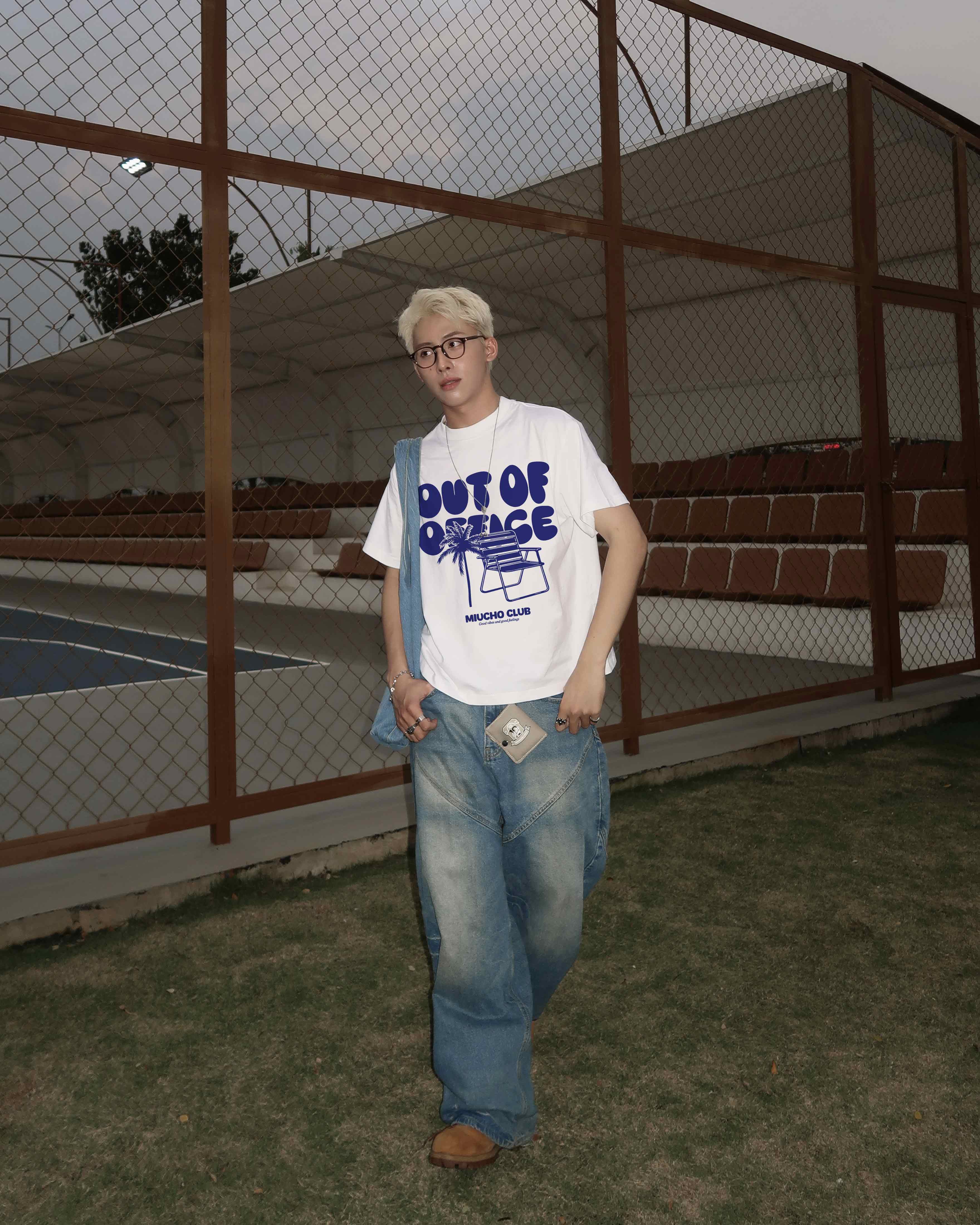 Áo phông local brand form boxy 2143 Miucho Club vải cotton 2c 250gsm cổ tròn in mix_thumbnail_6