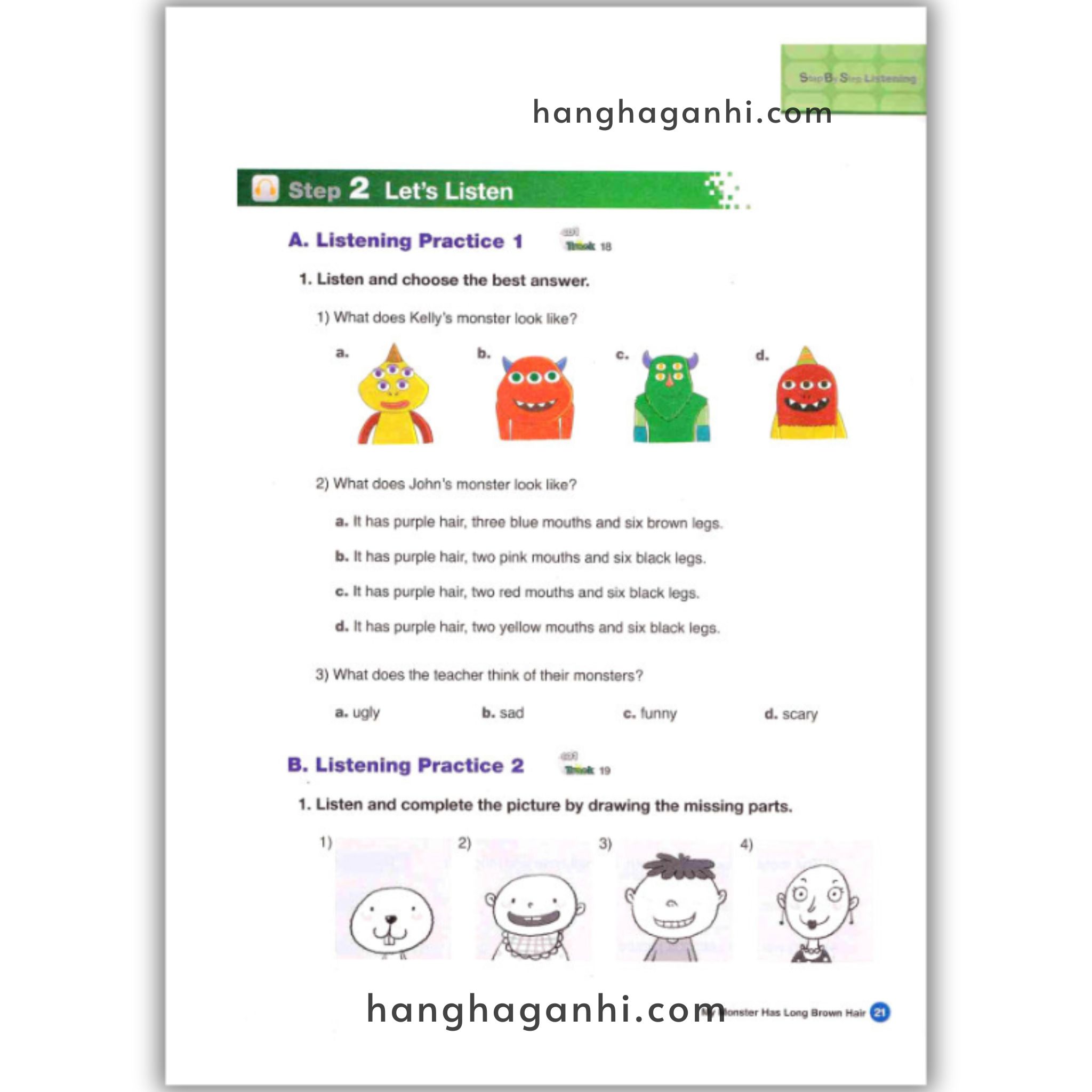 Bộ sách Step By Step Listening  Level 1,2,3  – 3 cuốn (kèm file nghe)_thumbnail_8