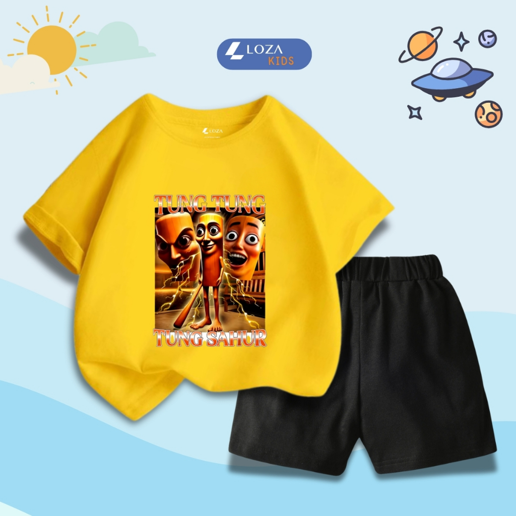 Bộ đồ bé trai in hình Tung Tung Tung Sahur -  Loza Kids SB387_thumbnail_7