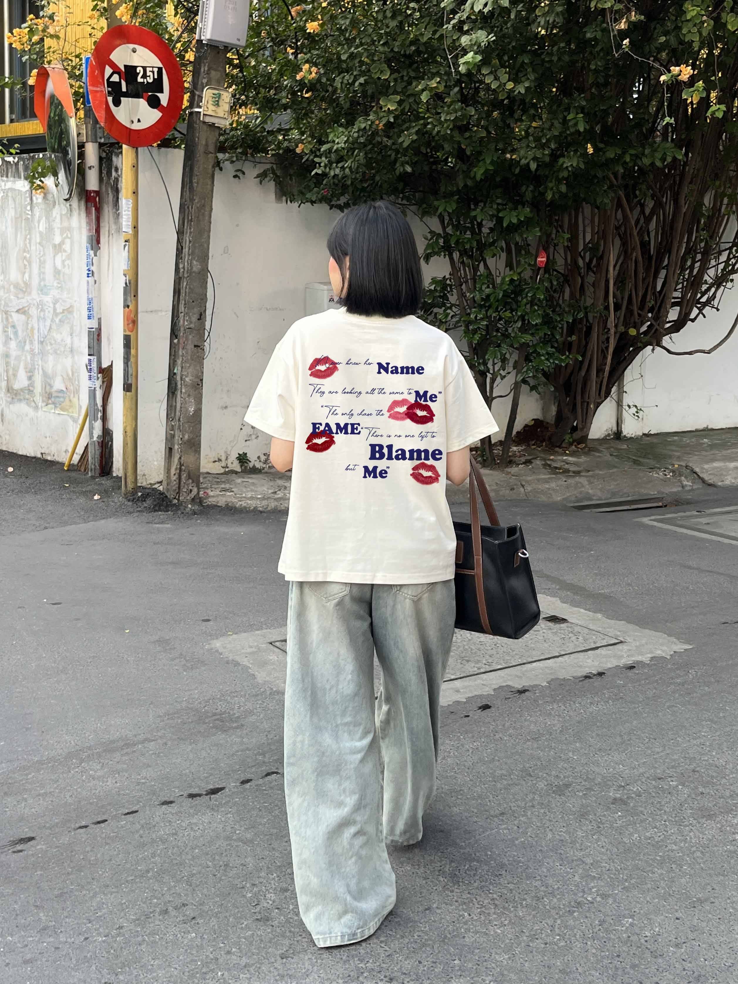 Áo phông đôi nam nữ form boxy 1984 Miucho Club cổ tròn vải cotton 2c 250gsm in mix_thumbnail_4