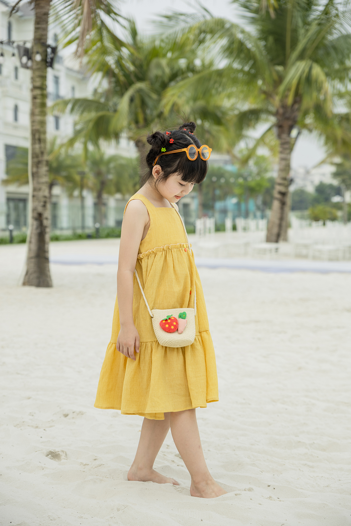 Váy đi biển cổ vuông nẹp giả_thumbnail_3