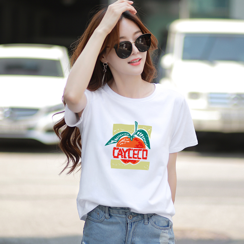 [Form Rộng] Áo thun nữ form rộng màu trắng in hình thời trang - LOZA G0037_thumbnail_2