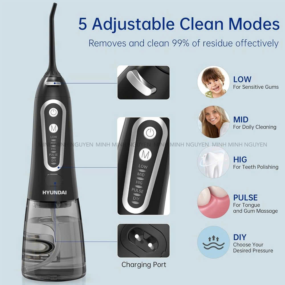 Tăm nước Hyundai Đen - OC-010-BK