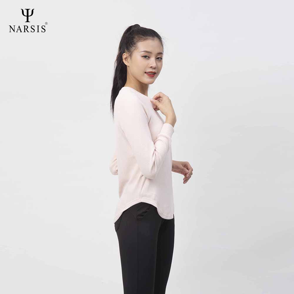 ÁO THU ĐÔNG NỮ L0067 NARSIS VẢI LEN COTTON ẤM ÁP, THOÁNG MÁT, GIỮ ẤM TỐT, MỀM MẠI_thumbnail_2
