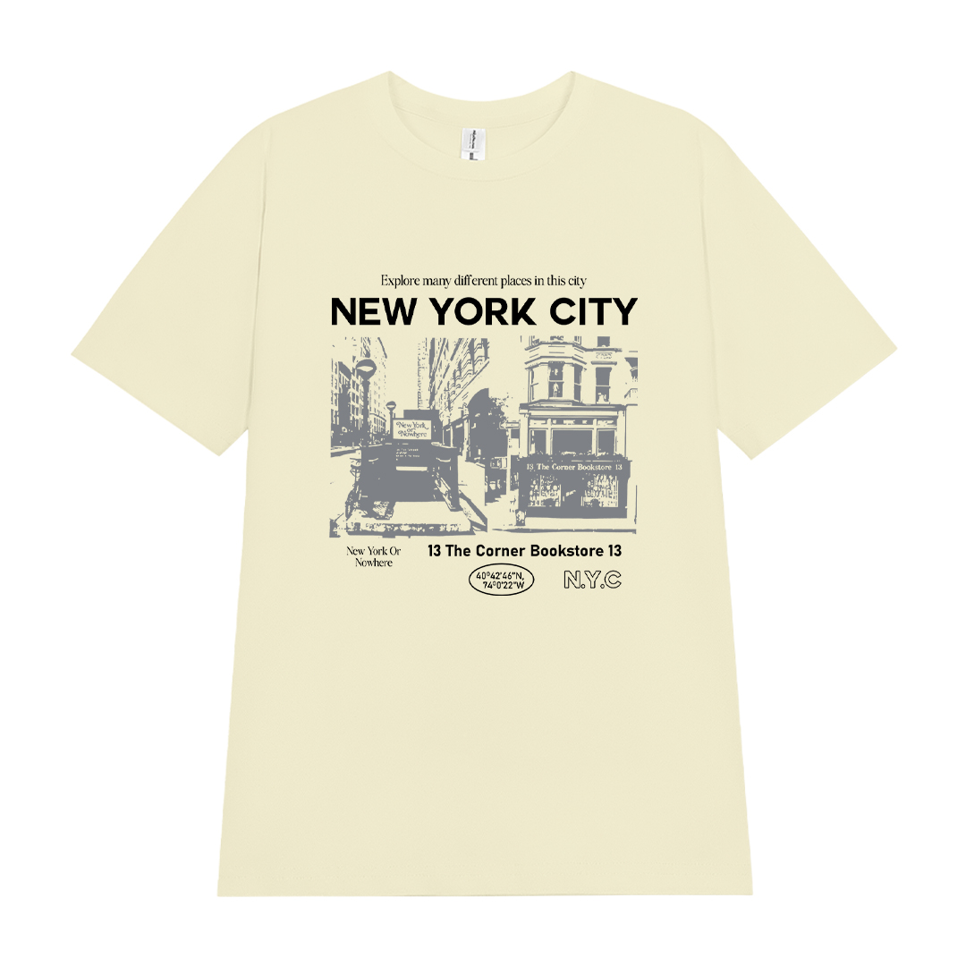 Áo thun nữ đẹp form vừa 2220 Miucho Chic vải cotton thoáng mát co giãn cổ tròn in mix