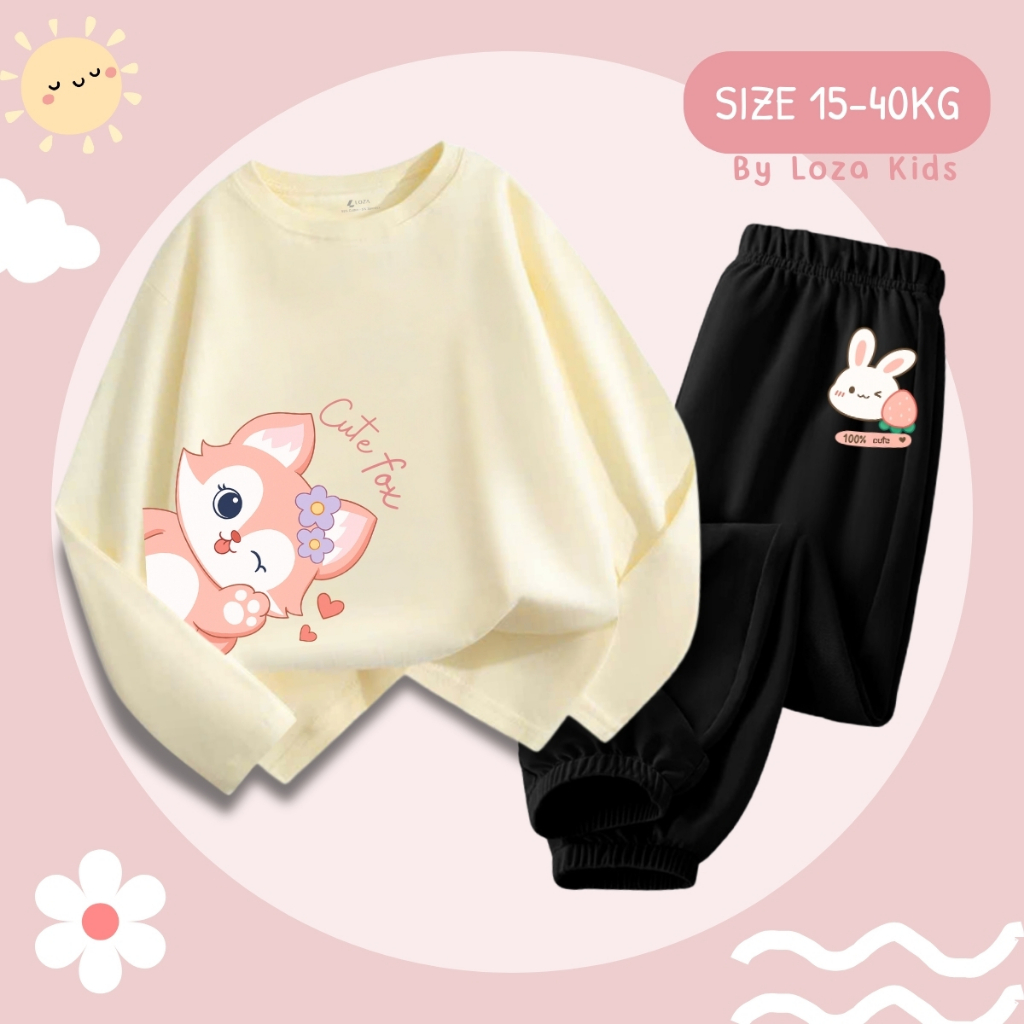 Bộ Thu - Đông bé gái LINABELL CUTE - Loza Kids BW439