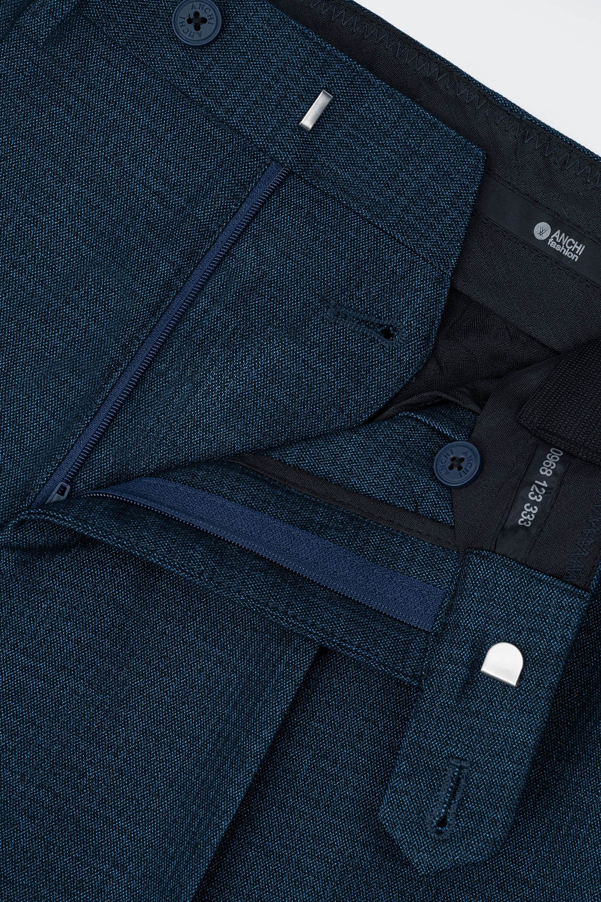 Quần Âu 1 Li Cạp Chun Ẩn Nam Trung Niên ANCHI Chất Liệu Cotton Viscose Cao Cấp Màu Đen_thumbnail_41