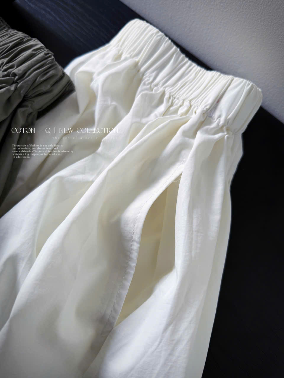 Chân váy dài lưng thun ( RÊU )_thumbnail_8