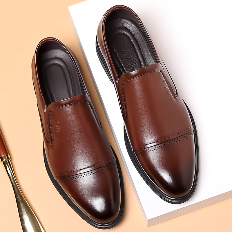 G40 Giày Lười Da Bò Cao Cấp