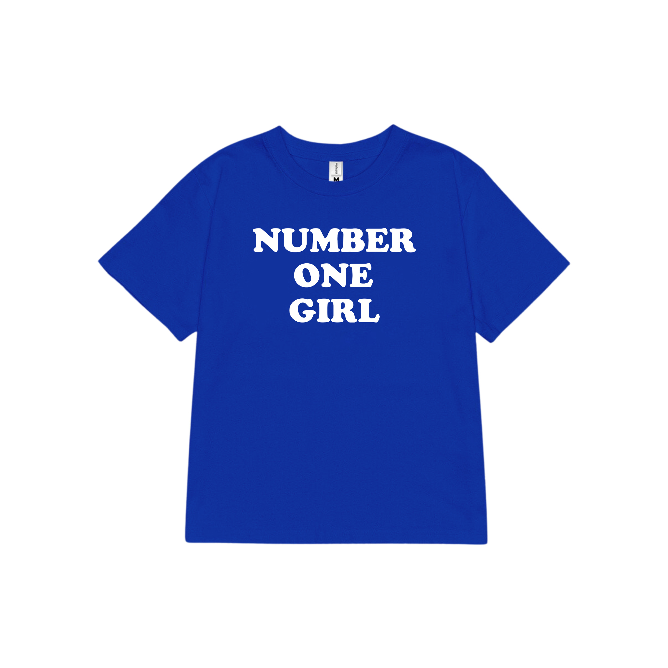 Áo baby tee ôm number one girl 1978 Miucho cổ tròn vải cotton 4c thoáng mát in basic