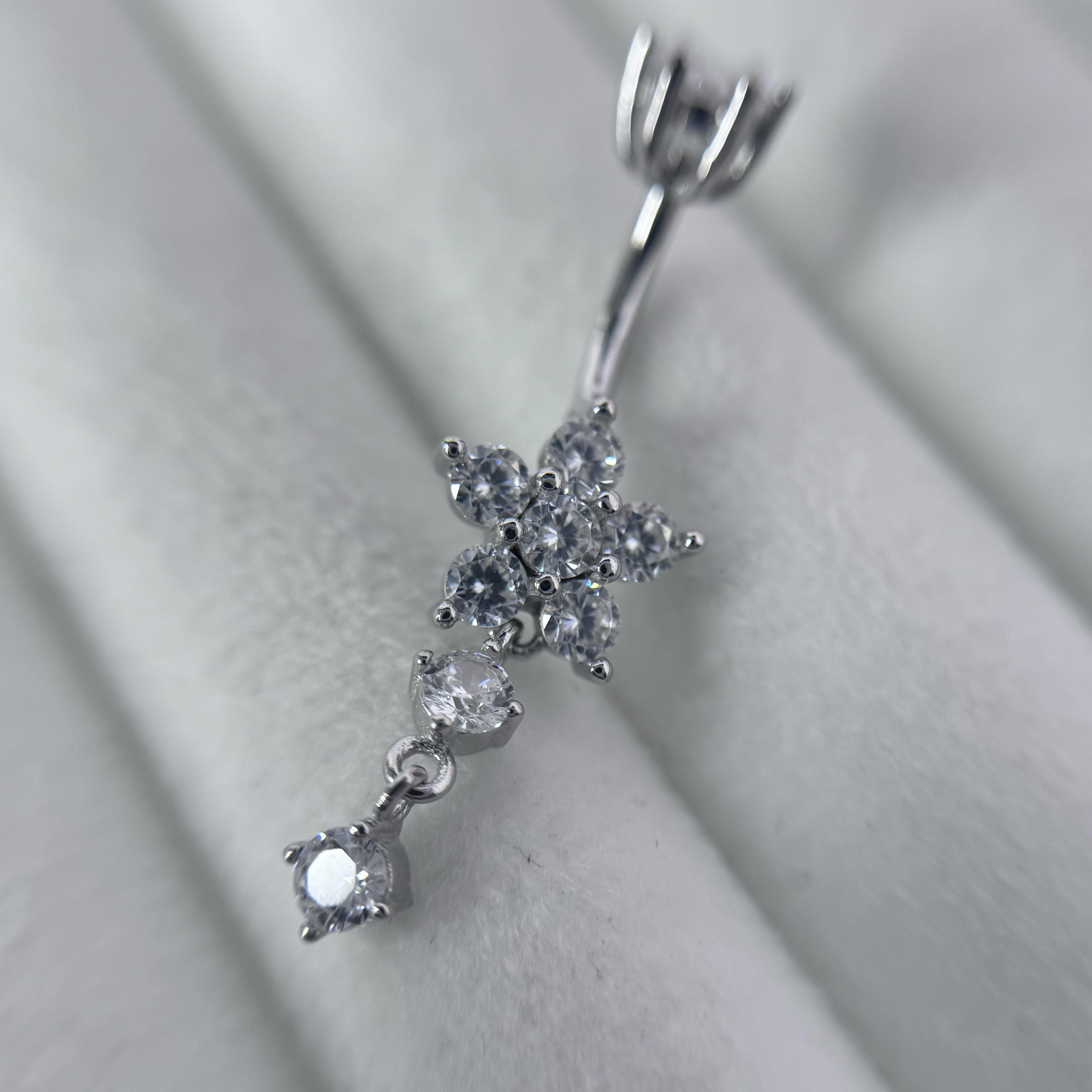 Rốn bạc xi điện hoa rơi