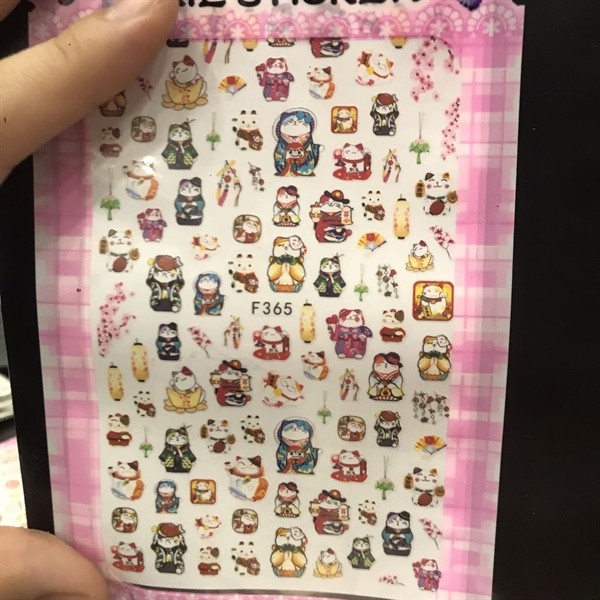 Sticker Gấu + Hoạt hình F365