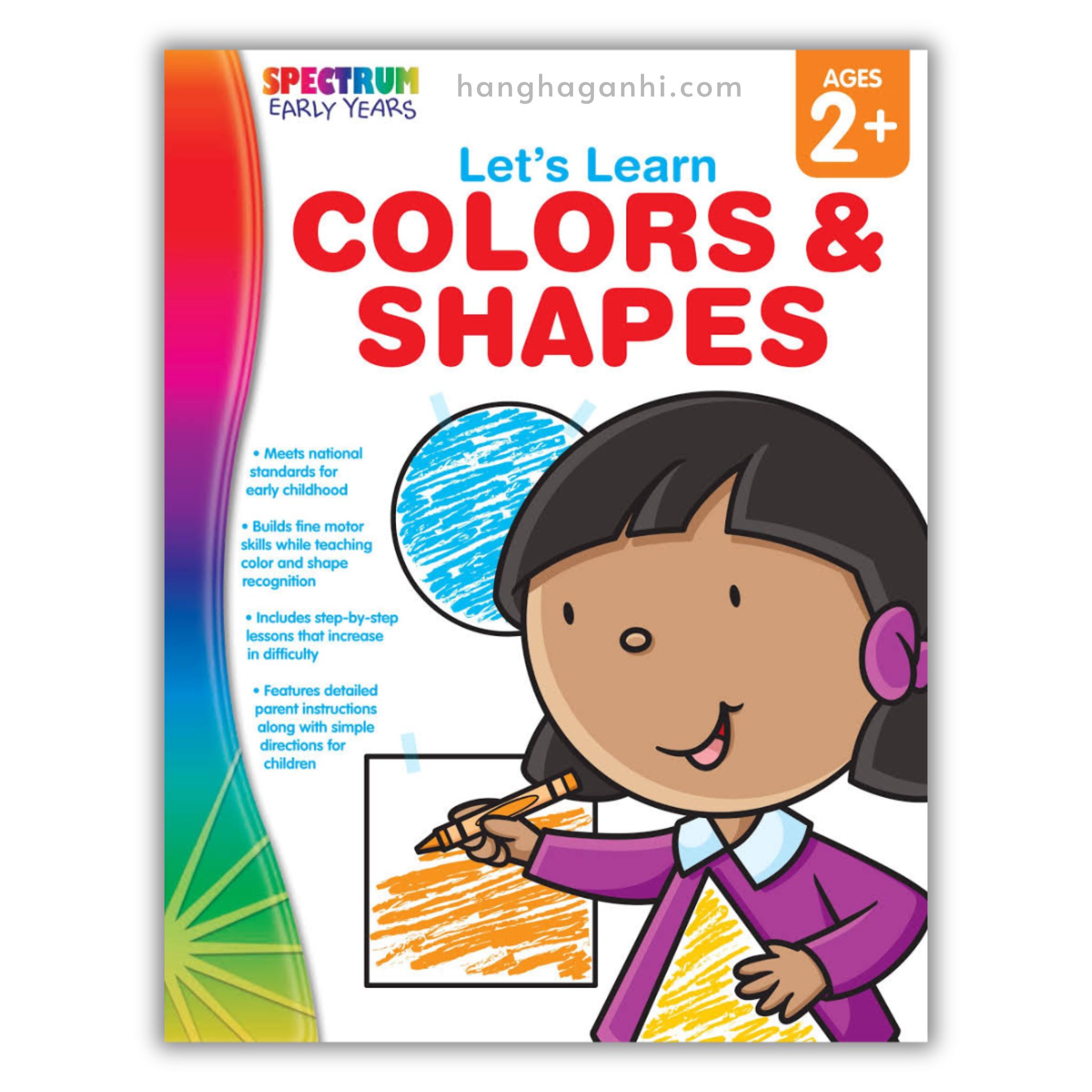 Spectrum Let's Learn Colors & Shapes 2+