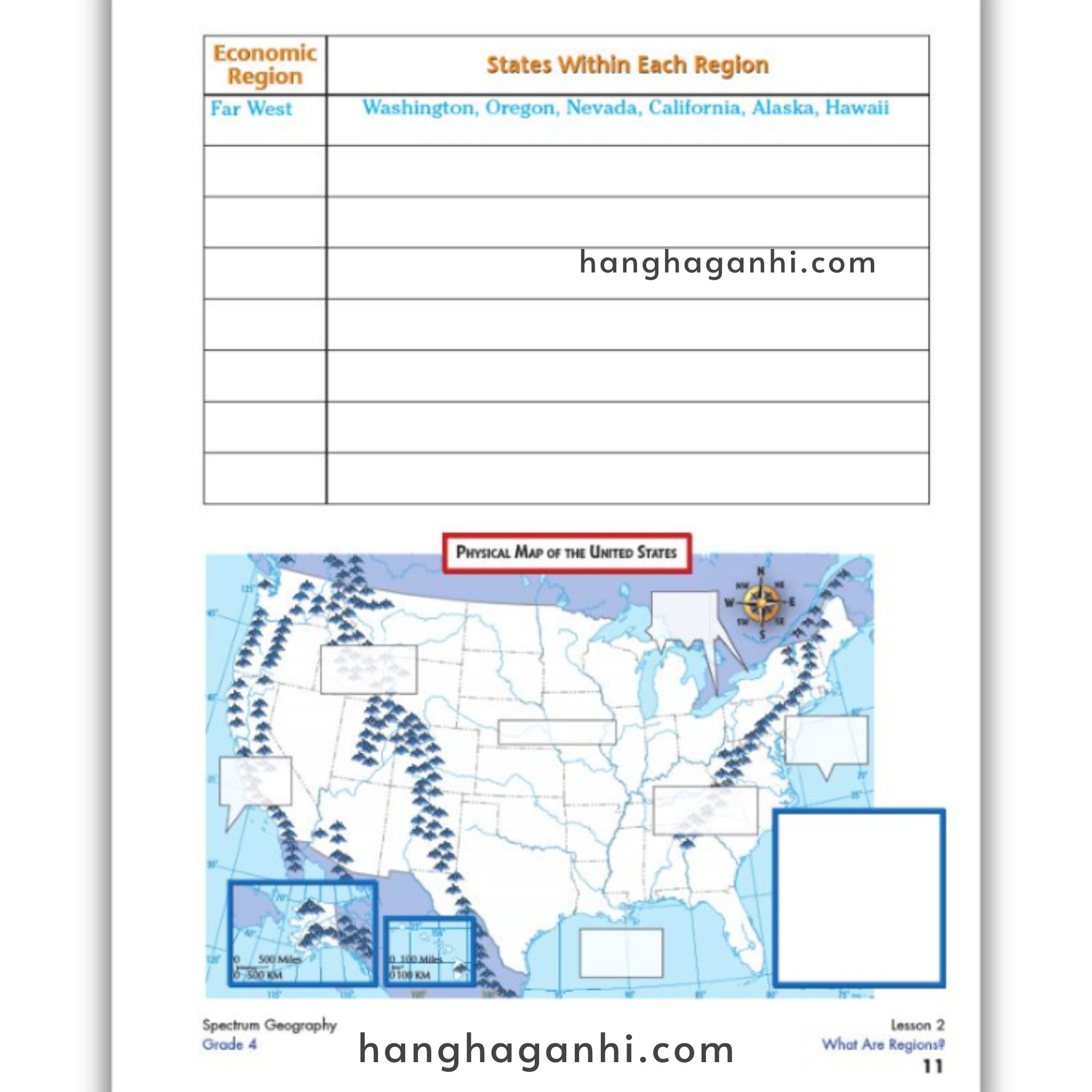 Sách Spectrum Geography Workbook Grade 4_thumbnail_10