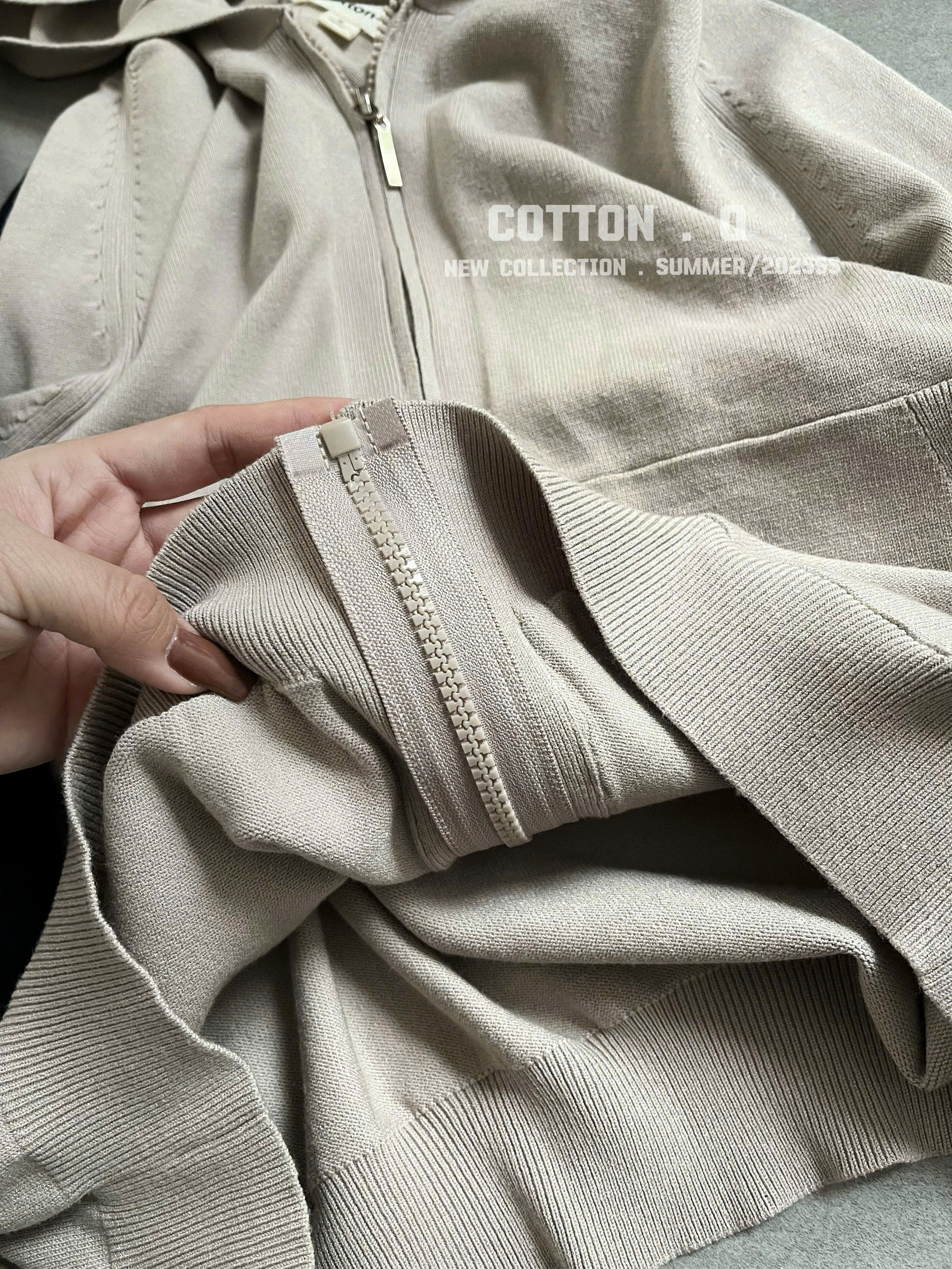 Áo khoác Cotton-Q ( ĐEN )_thumbnail_8