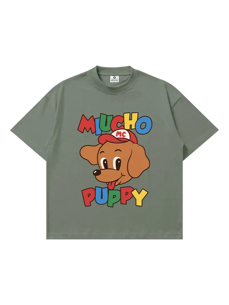 Áo thun boxy nam nữ nhiều màu Miucho Puppy 3191_thumbnail_10